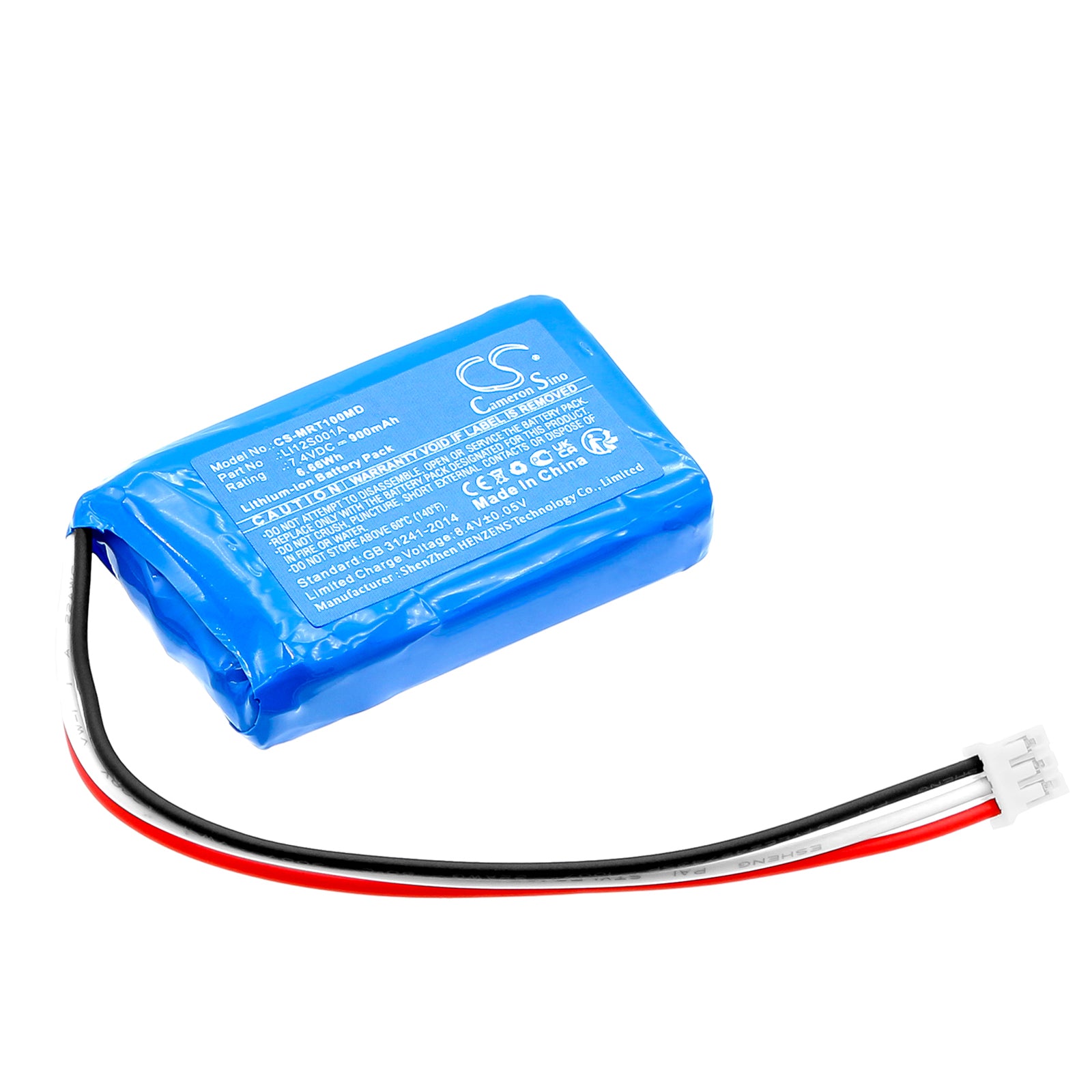 Li-ion, Medical Battery fits Mindray Beneview T1 Patient Monitor, 7.4V, 900mAh Medical Cameron Sino Technology Limited
