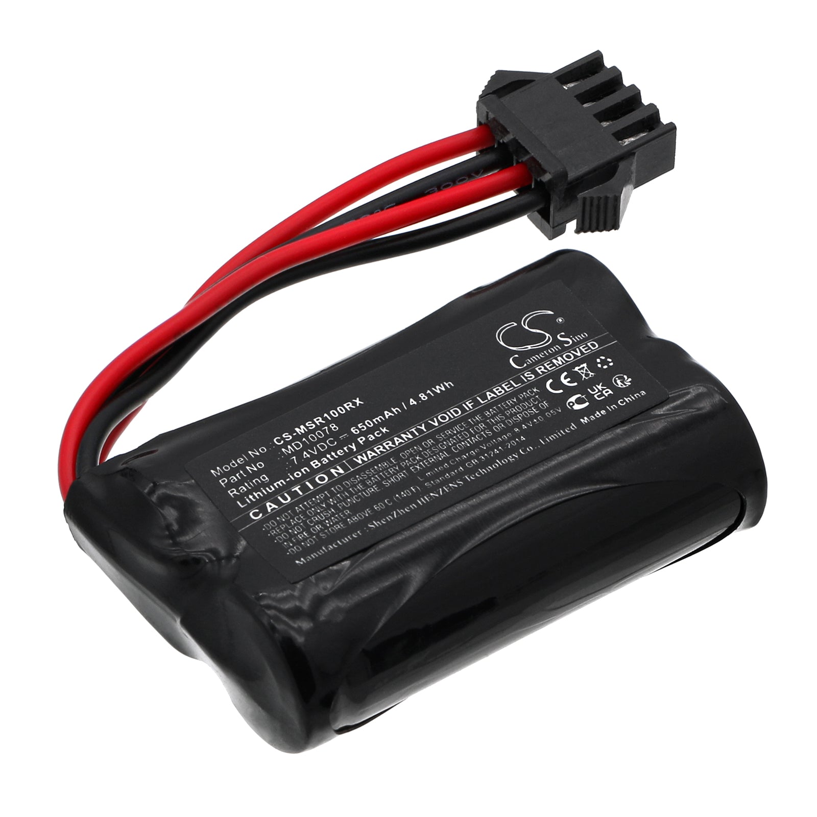 Li-ion, Cars Battery fits Modster Vector Sr28, Vector Sr30, 7.4V, 650mAh Cars Cameron Sino Technology Limited