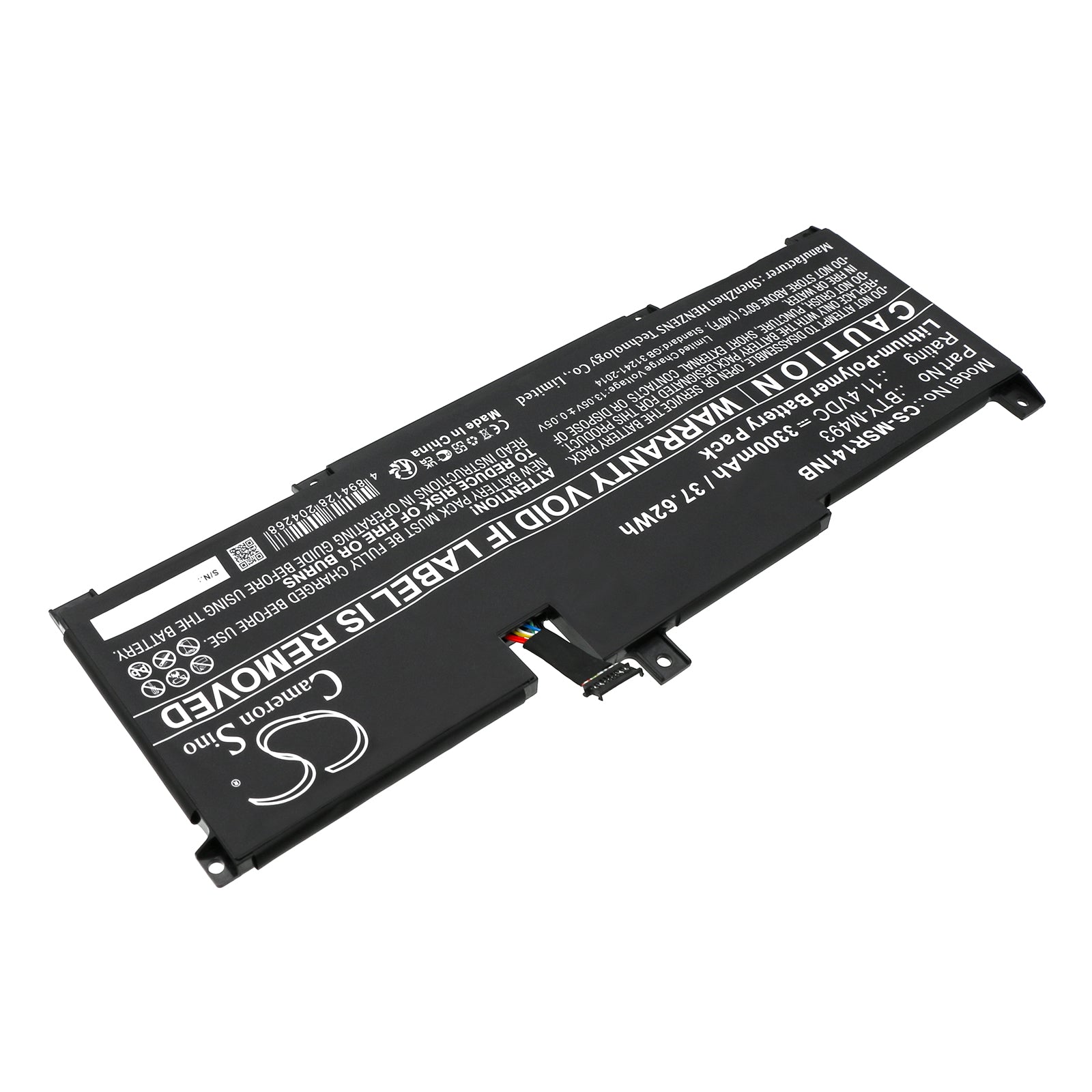 Li-ion, Notebook, Laptop Battery fits Msi Modern 14 B11, Modern 14 B11mou, 11.4V, 3300mAh Notebook, Laptop Cameron Sino Technology Limited