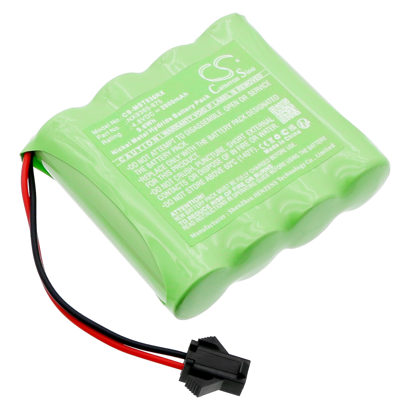 Ni-MH, Cars Battery fits Monster Truck Rock Crawler, 4.8V, 2000mAh Cars Cameron Sino Technology Limited