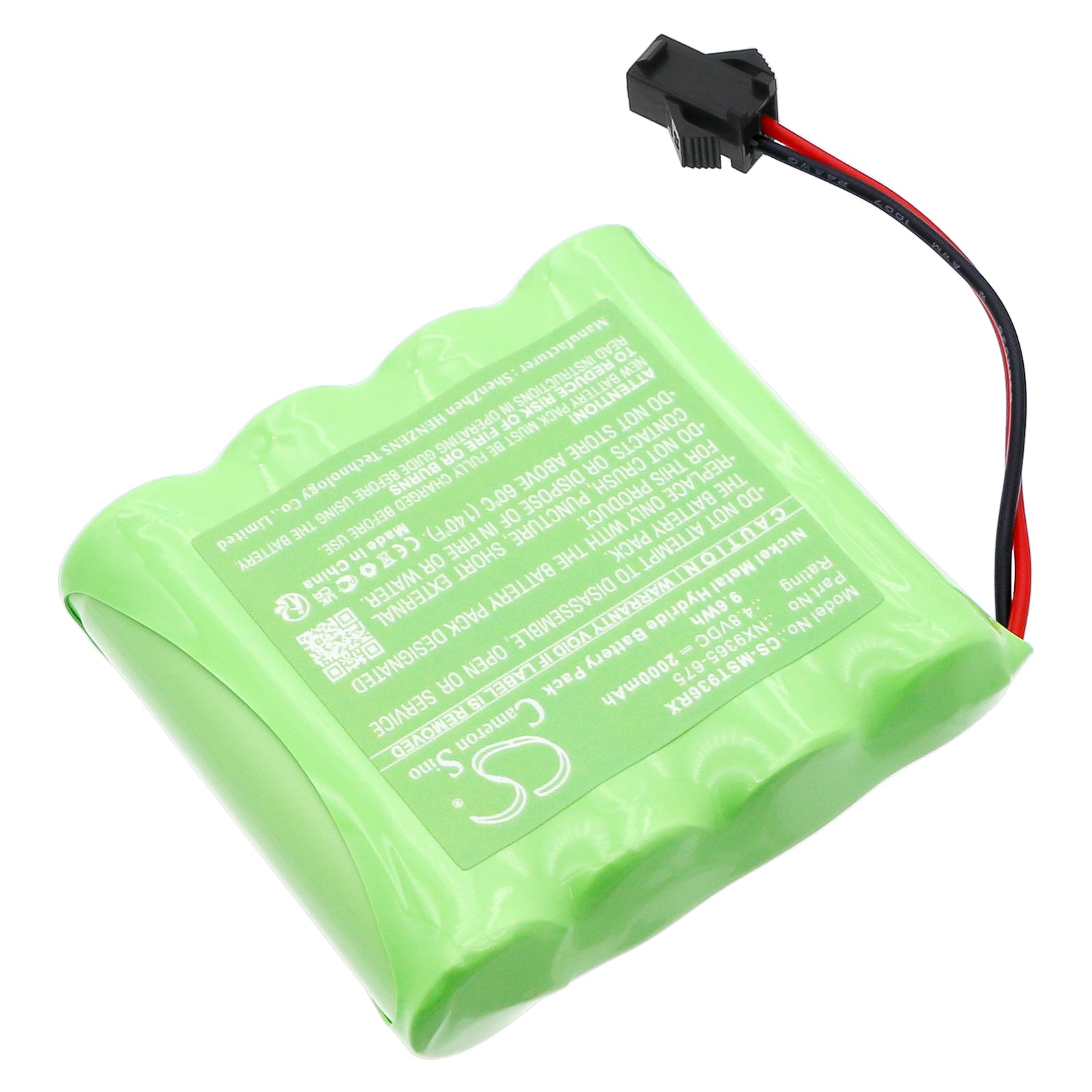 Ni-MH, Cars Battery fits Monster Truck Rock Crawler, 4.8V, 2000mAh Cars Cameron Sino Technology Limited