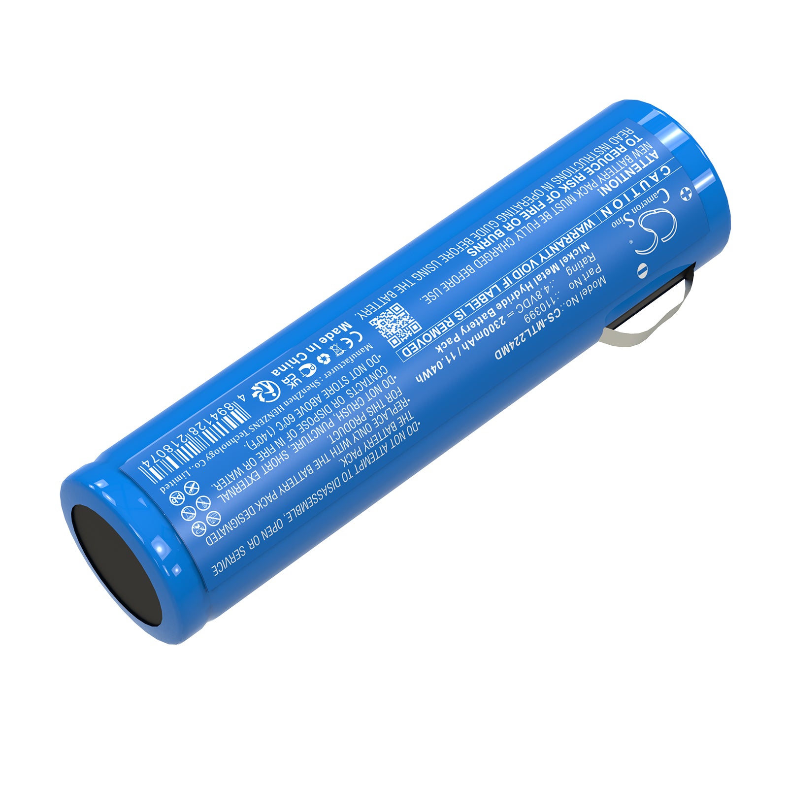 4.8V, Ni-MH, 2300mAh, Battery fits Mentor 22-4501, 22-4505, 11.04Wh Medical Cameron Sino Technology Limited