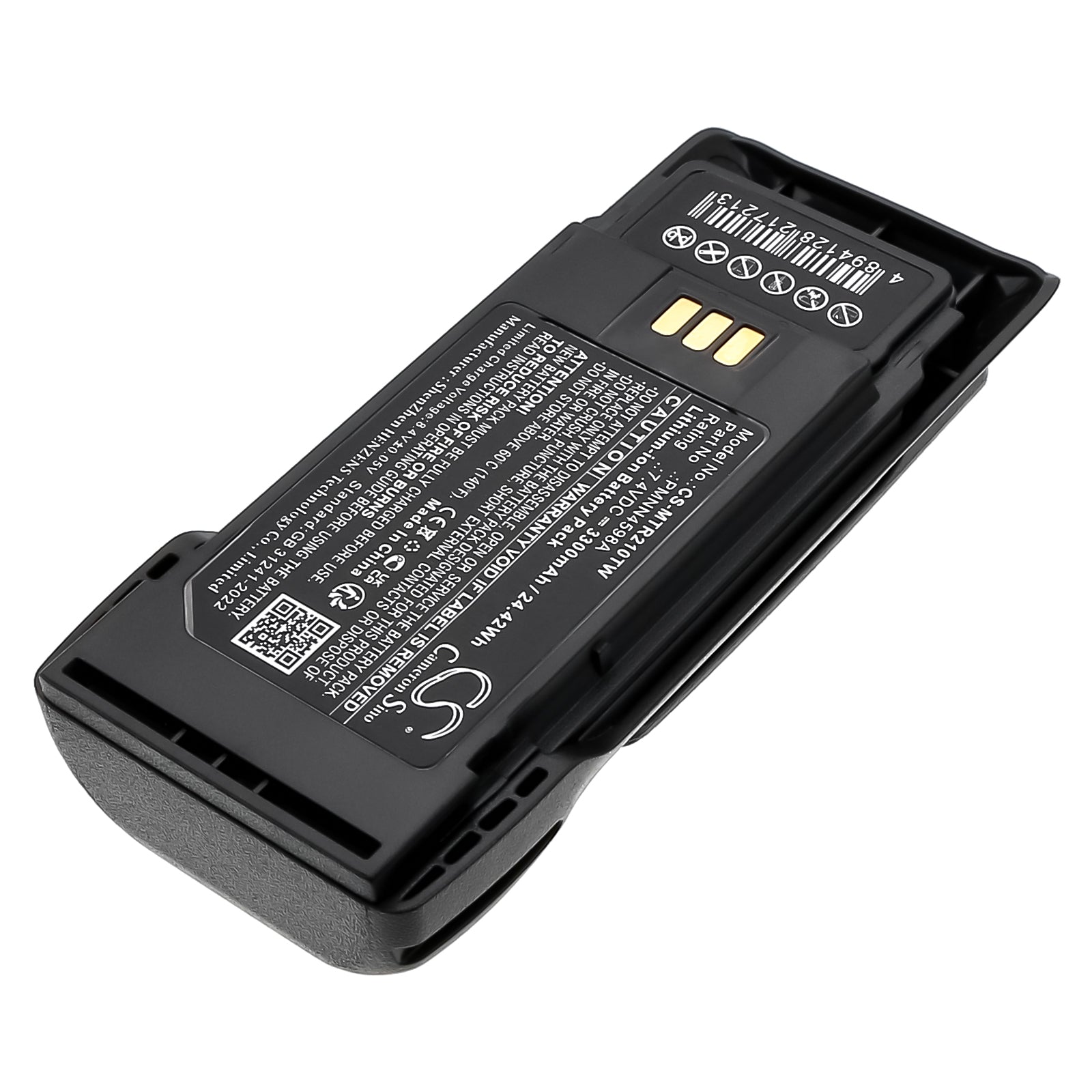 7.4V, Li-ion, 3300mAh, Battery fits Motorola R2, 24.42Wh Two-Way Radio Cameron Sino Technology Limited