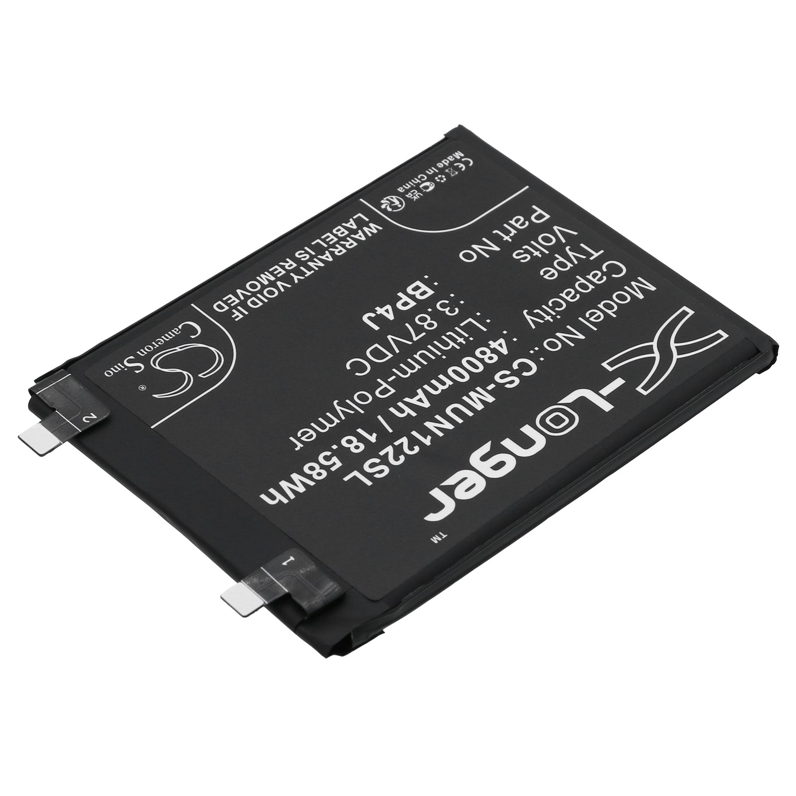 Li-Polymer, Mobile, SmartPhone Battery fits Redmi 22101316ucp, 22101316up, 3.87V, 4800mAh Mobile, SmartPhone Cameron Sino Technology Limited