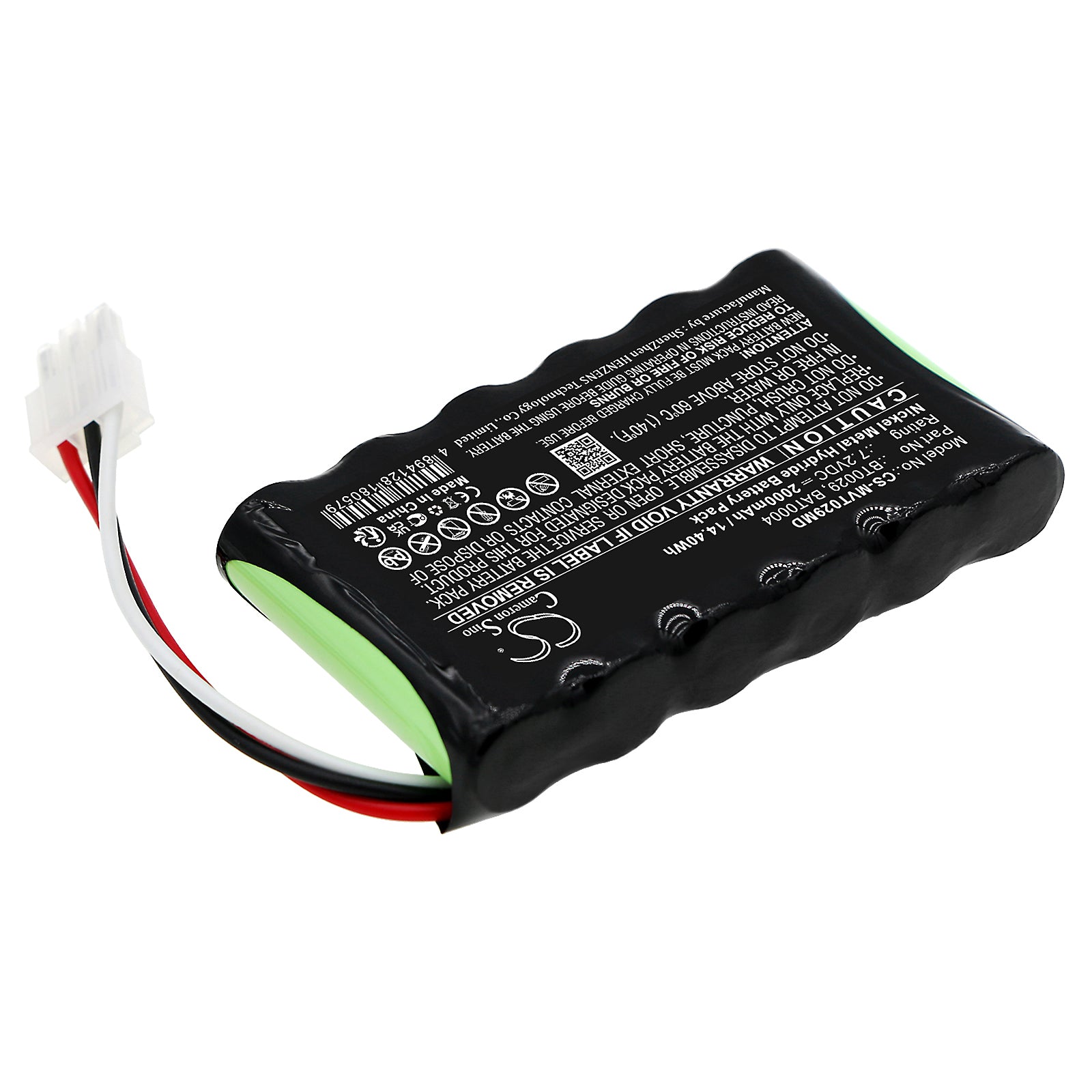 Ni-MH, Medical Battery fits Imex Apm/apm2, Nicolet Vascular, 7.2V, 2000mAh Medical Cameron Sino Technology Limited