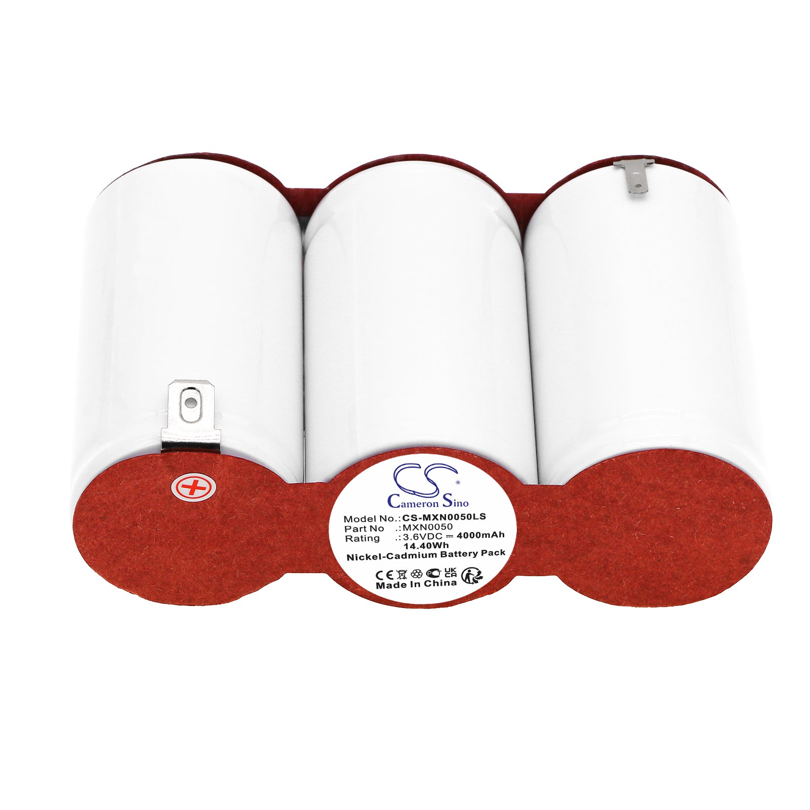 Ni-CD, Emergency Lighting Battery fits Ura 131607, 137973, 3.6V, 4000mAh Emergency Lighting Cameron Sino Technology Limited