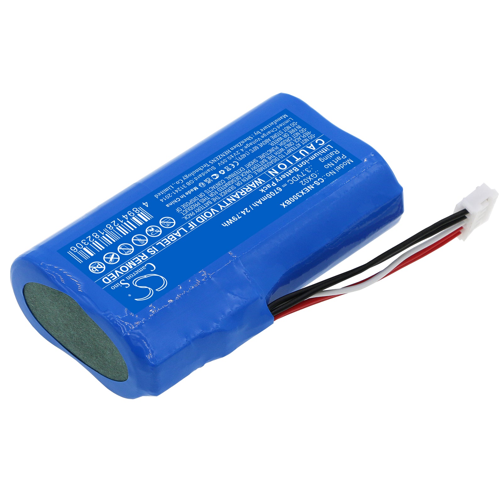 Li-ion, Payment Terminal Battery fits Nexgo N3, N5, 3.7V, 6700mAh Payment Terminal Cameron Sino Technology Limited