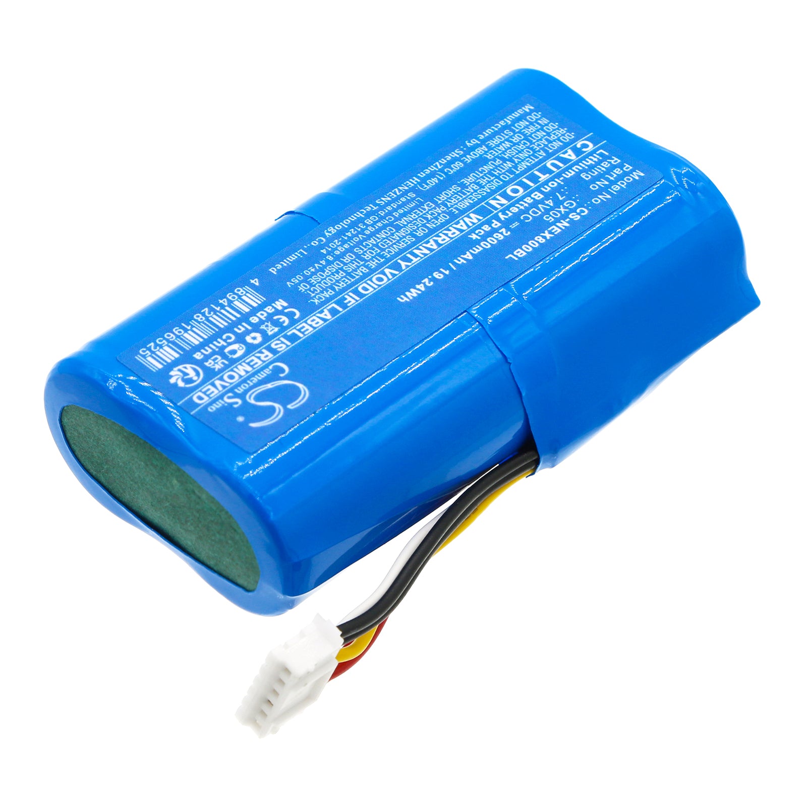 Li-ion, Payment Terminal Battery fits Dejavoo Qd2, Qd4, 7.4V, 2600mAh Payment Terminal Cameron Sino Technology Limited