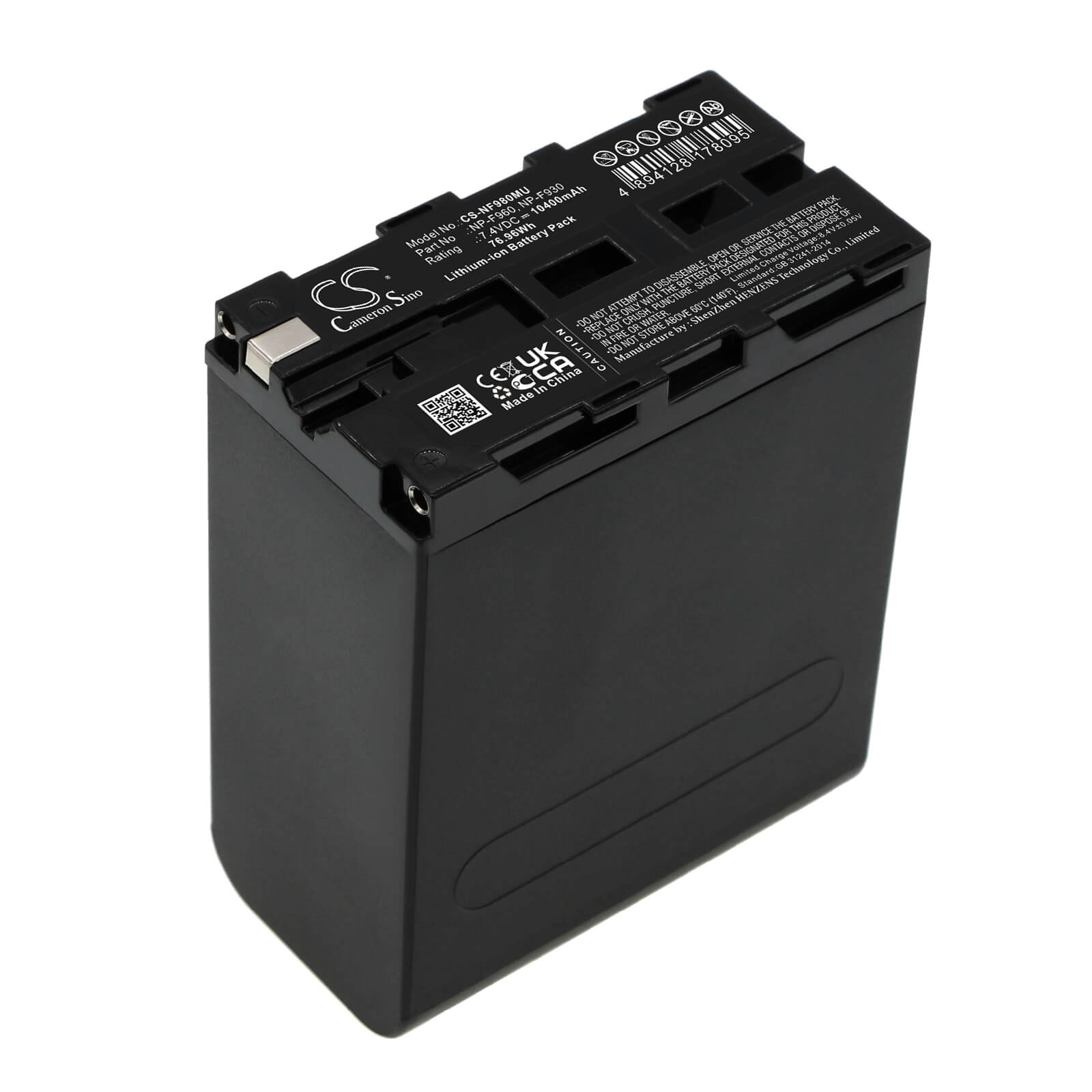 Li-ion Battery fits Video Devices, 4k Recording Monitors, Pix 240i 7.4V, 10400mAh / 76.96Wh Camera Cameron Sino Technology Limited