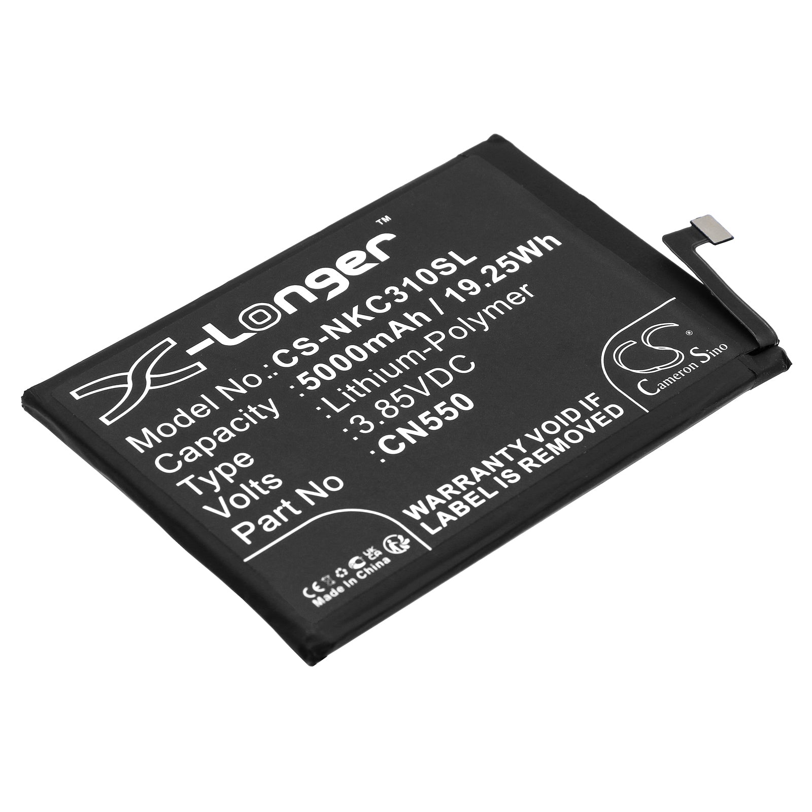 Li-Polymer, Mobile, SmartPhone Battery fits Nokia C31, G22, 3.85V, 5000mAh Mobile, SmartPhone Cameron Sino Technology Limited