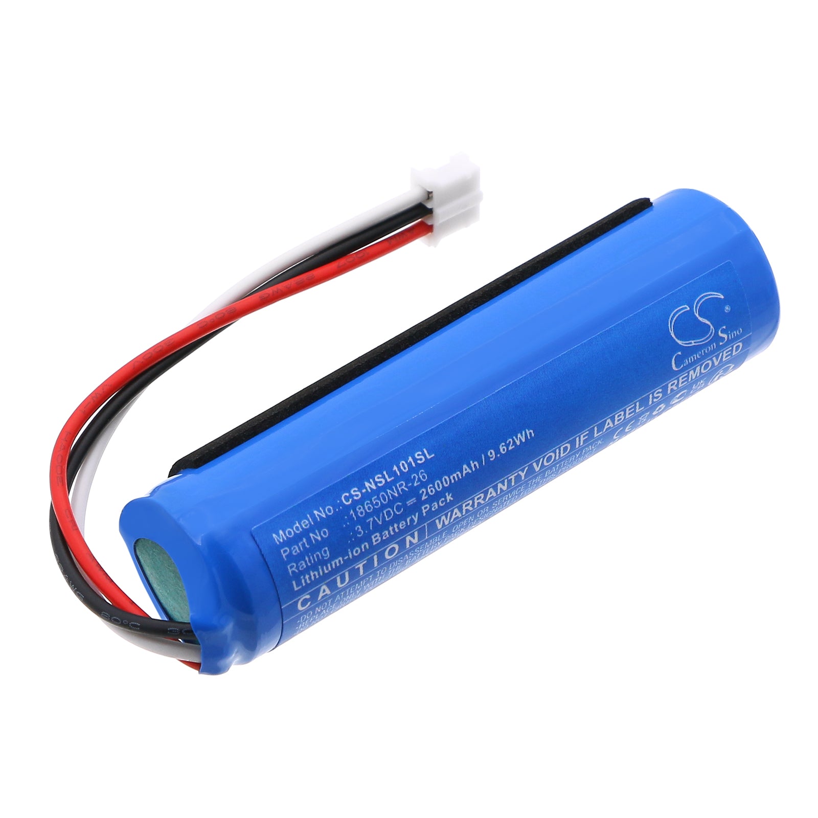 3.7V, Li-ion, 2600mAh, Battery fits Nanit L101, Sound and Light, 9.62Wh Speaker Cameron Sino Technology Limited