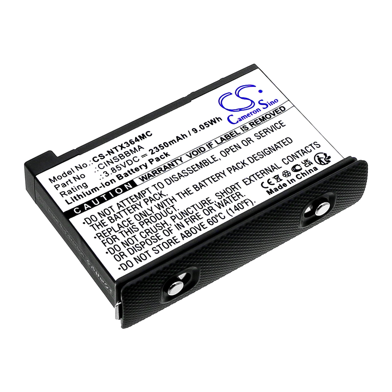 Li-ion, Camera Battery fits Insta360 One X4, 3.85V, 2350mAh Camera Cameron Sino Technology Limited