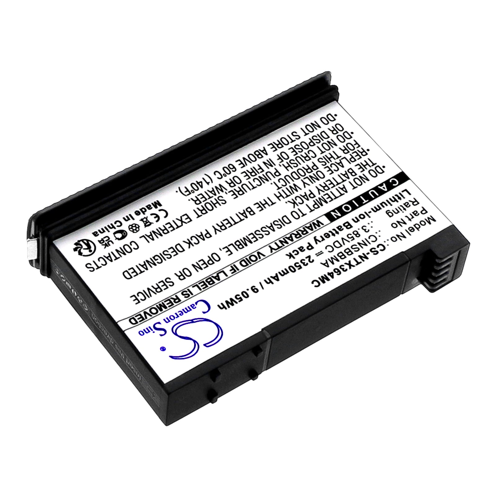 Li-ion, Camera Battery fits Insta360 One X4, 3.85V, 2350mAh Camera Cameron Sino Technology Limited
