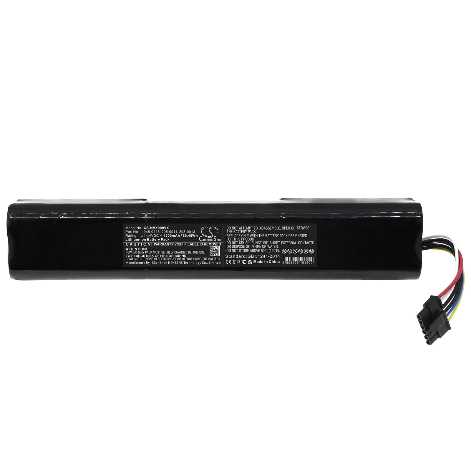 Li-ion Battery fits Neato, 0810841012076, 205-0011, 205-0013, 4inr19/65-2, 945-0225, 945-0266 14.4V, 4200mAh Vacuum Cameron Sino Technology Limited