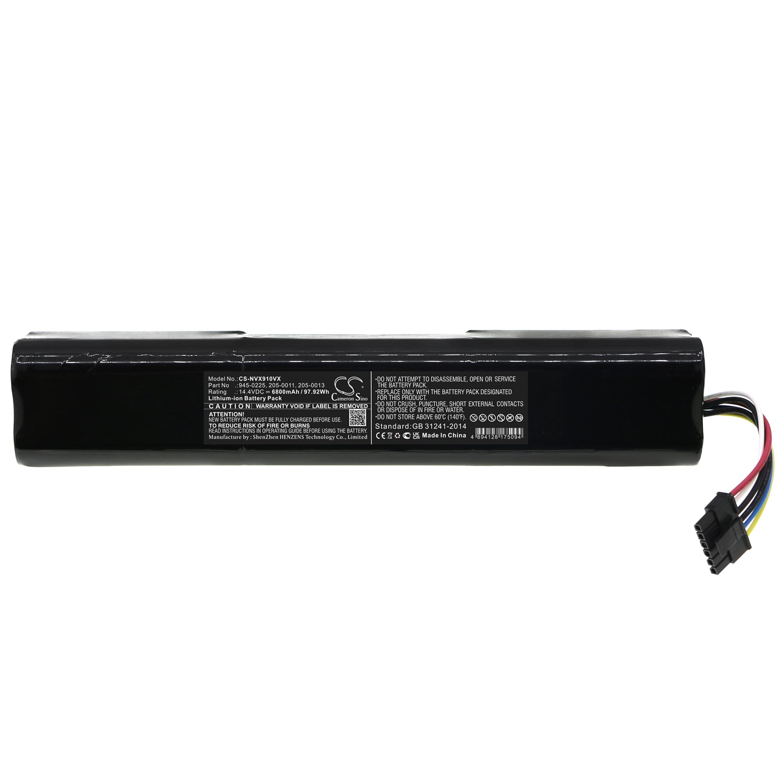 Li-ion, Vacuum Battery fits Neato Botvac Connected, Botvac Connected D3, 14.4V, 6800mAh Vacuum Cameron Sino Technology Limited