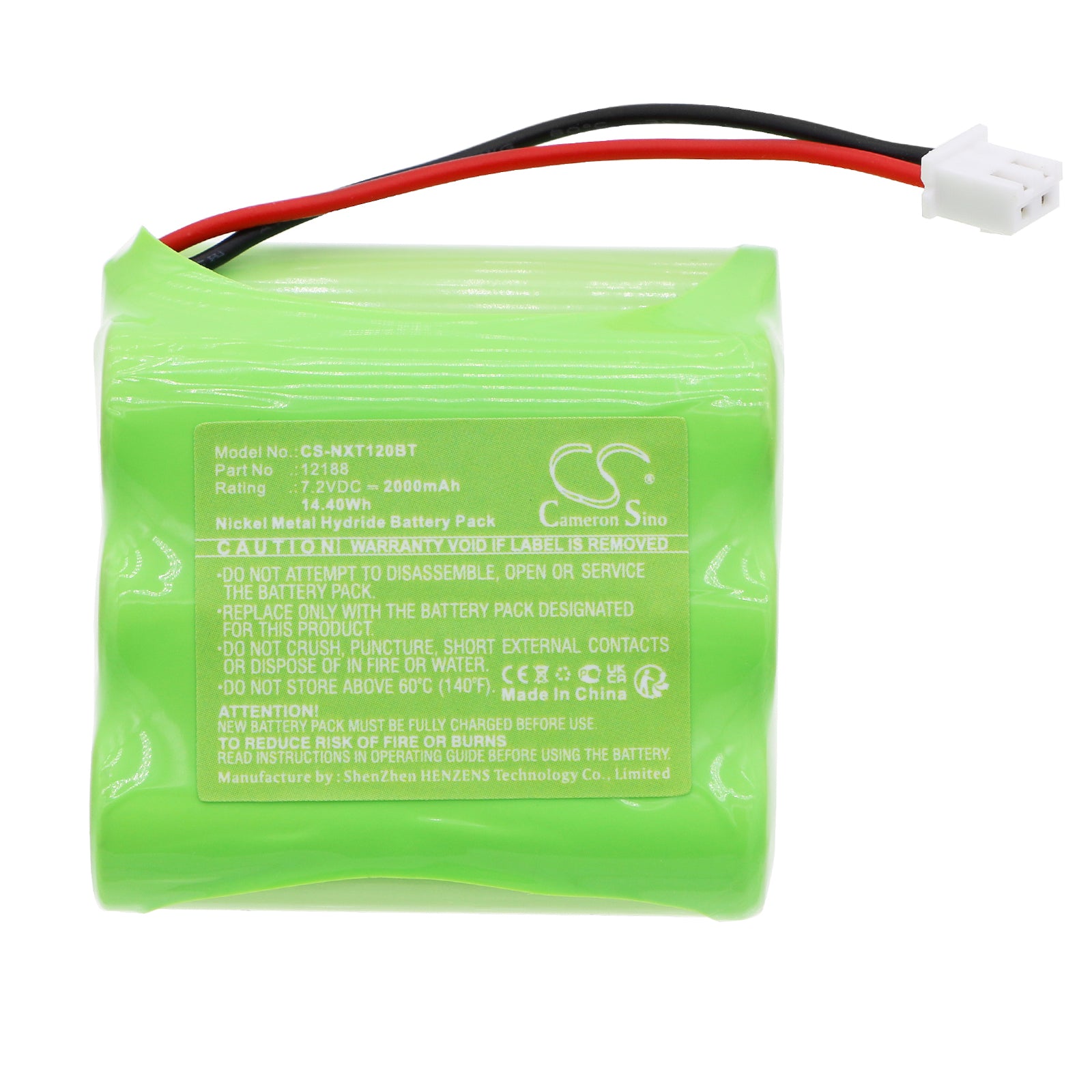 Ni-MH, Alarm System Battery fits Lupus Xt1, Xt1 12000, 7.2V, 2000mAh Alarm System Cameron Sino Technology Limited