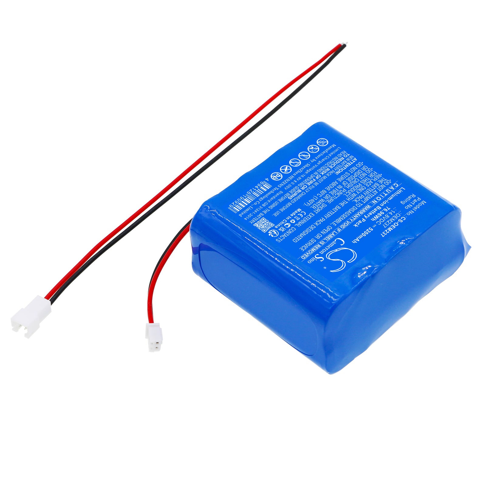 Li-ion, OEM/ODM Battery fits Cameron Sino Technologies, 14.8V, 5200mAh OEM/ODM Cameron Sino Technology Limited