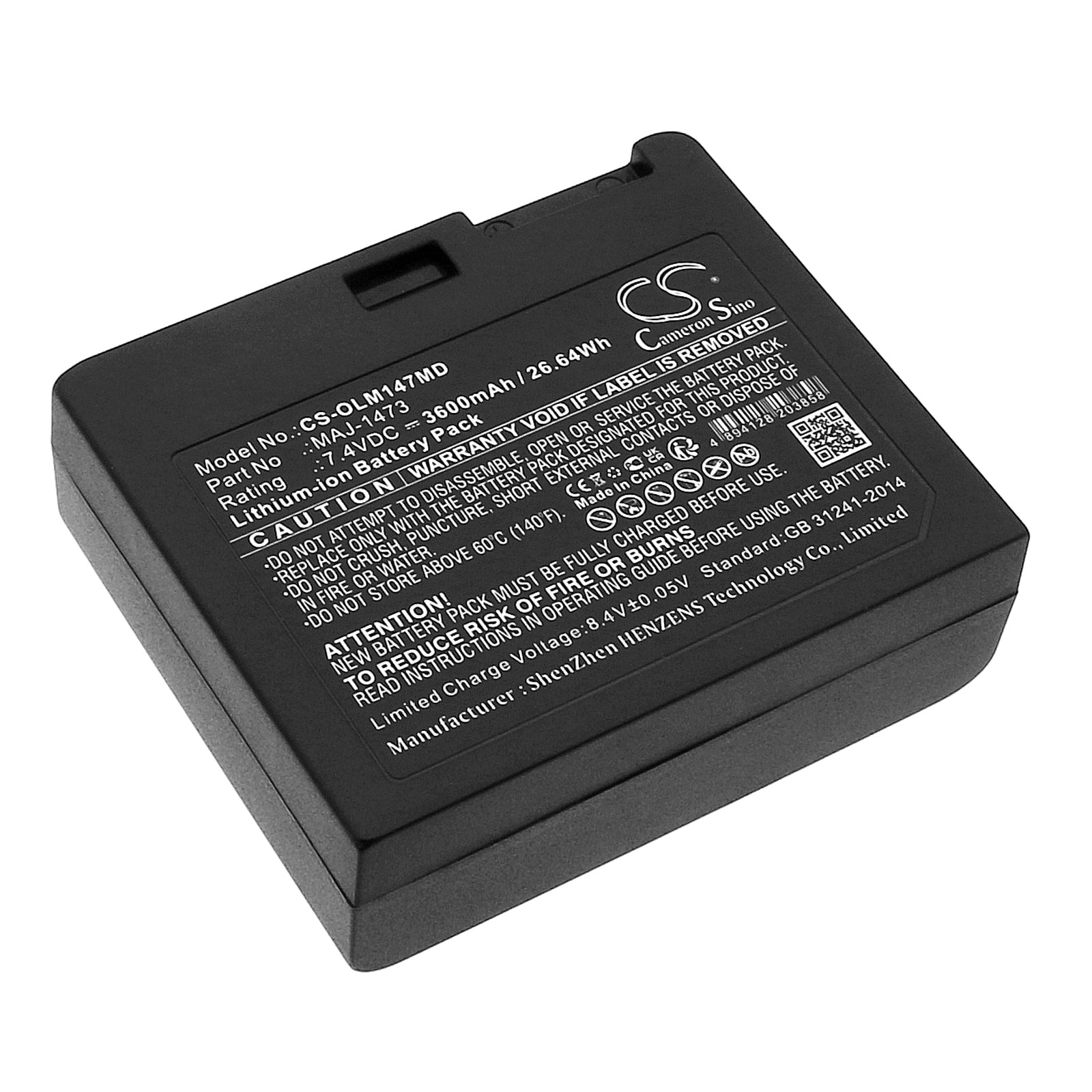 Li-ion, Medical Battery fits Olympus Endocapsule Re-1, Endocapsule Ve-1, 7.4V, 3600mAh Medical Cameron Sino Technology Limited