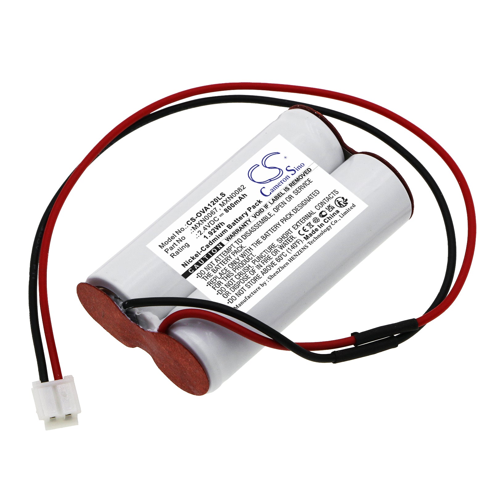 Ni-CD, Emergency Lighting Battery fits Legrand 806525, Baes 806525, 2.4V, 800mAh Emergency Lighting Cameron Sino Technology Limited