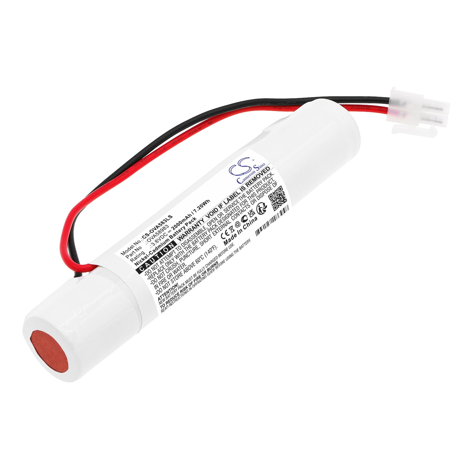 Ni-CD, Emergency Lighting Battery fits Schneider 58333, 58983, 3.6V, 2000mAh Emergency Lighting Cameron Sino Technology Limited