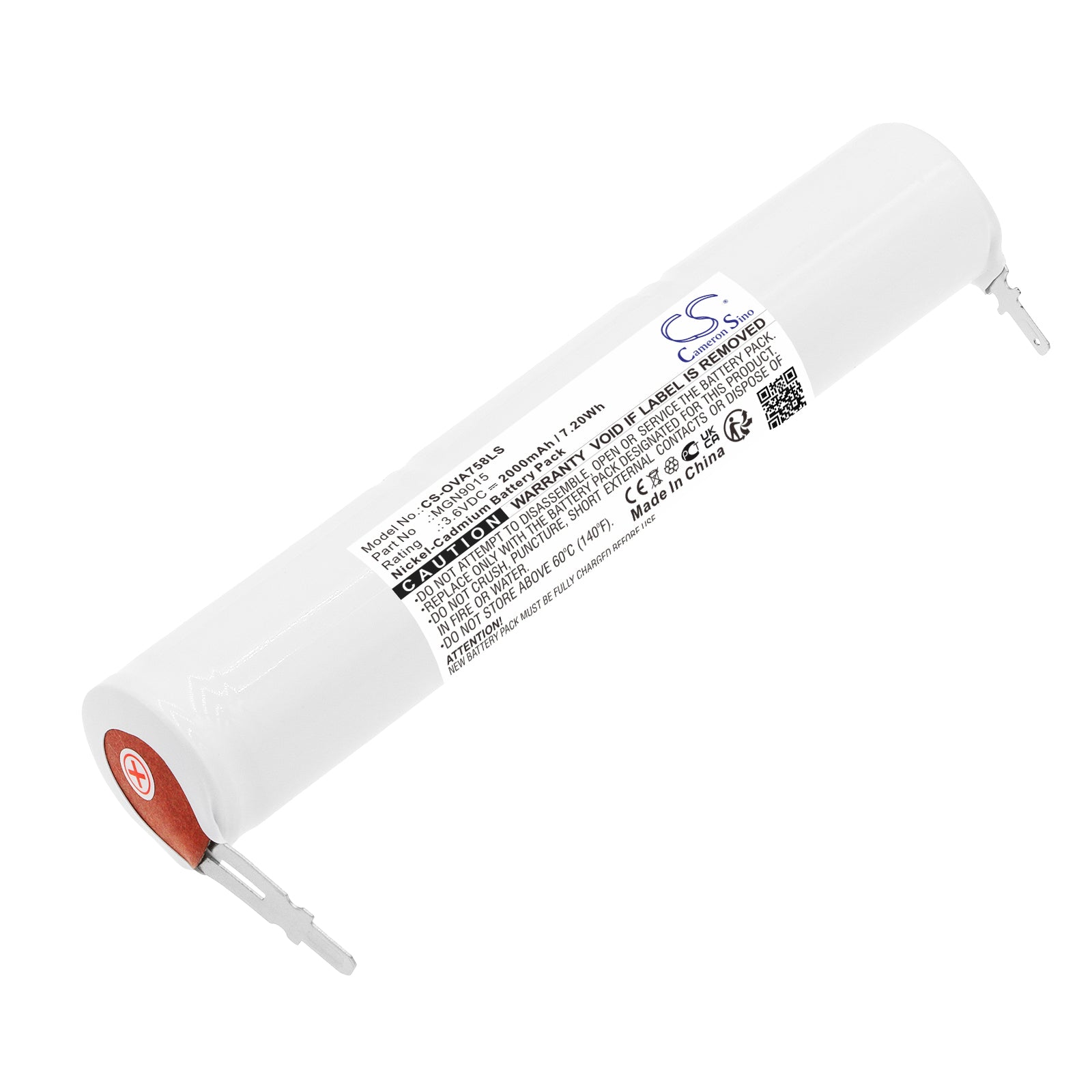 Ni-CD, Emergency Lighting Battery fits Kaufel 226 610, 226 611, 3.6V, 2000mAh Emergency Lighting Cameron Sino Technology Limited