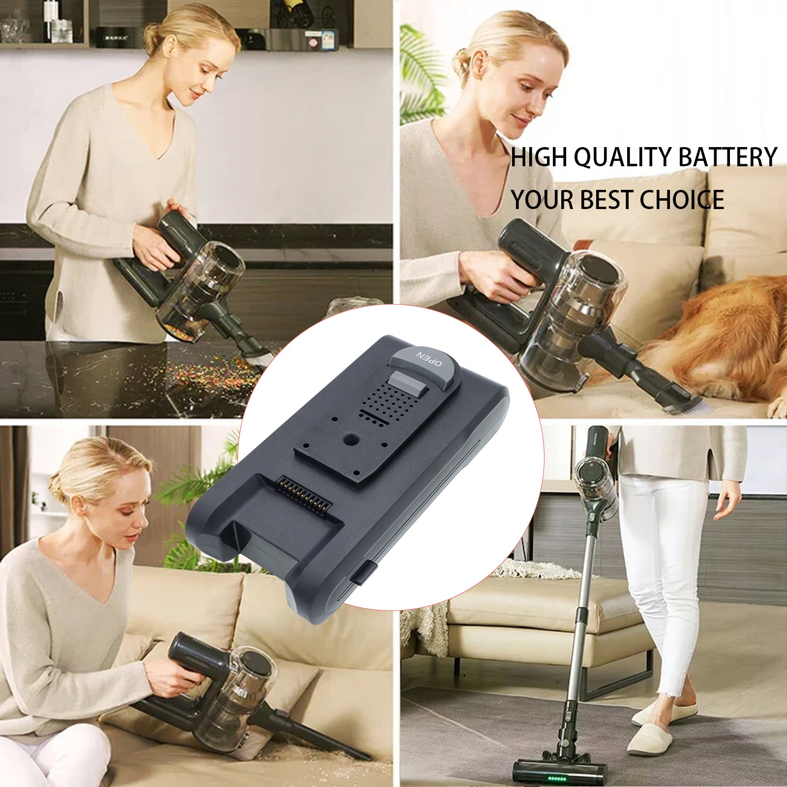 25.9V, Li-ion, 2500mAh, Battery fits Proscenic P12, 64.75Wh Vacuum Cameron Sino Technology Limited