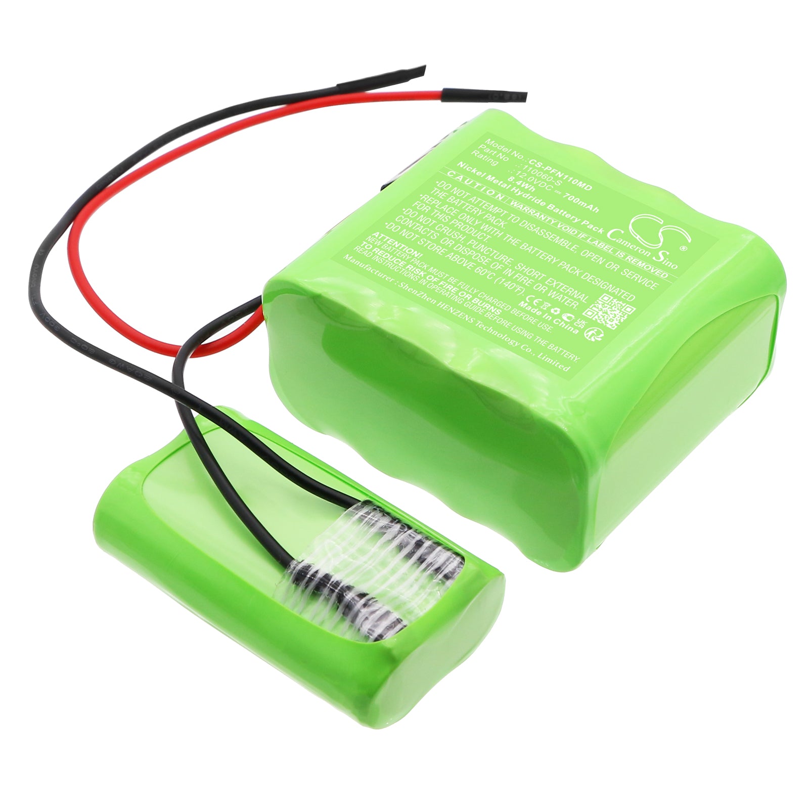 12V, Ni-MH, 700mAh, Battery fits Pfrimmer Ernahrungspumpe, Nutricia, 8.4Wh Medical Cameron Sino Technology Limited