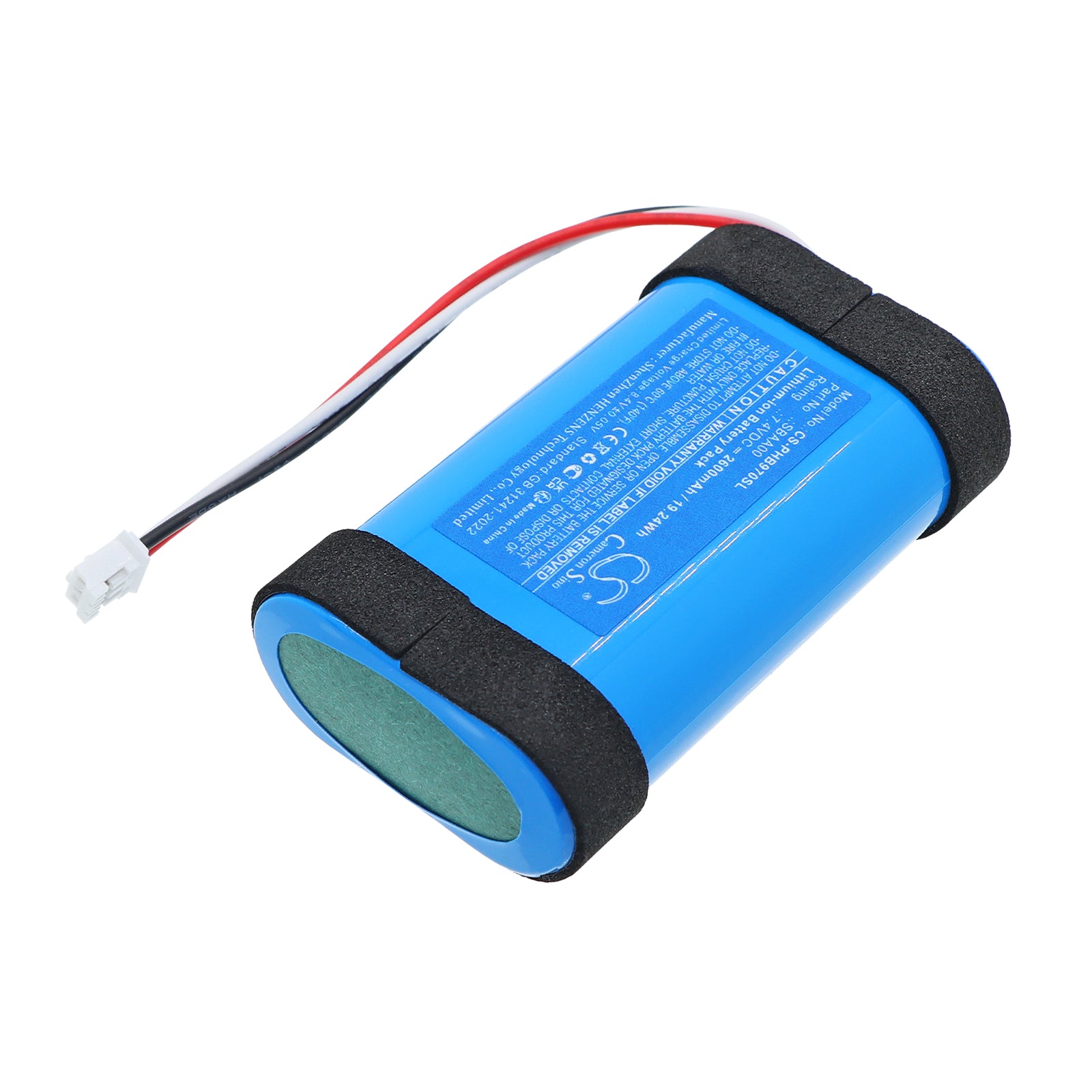 7.4V, Li-ion, 2600mAh, Battery fits Philips Audio Fidelio B97/1, B97/10, 19.24Wh Speaker Cameron Sino Technology Limited