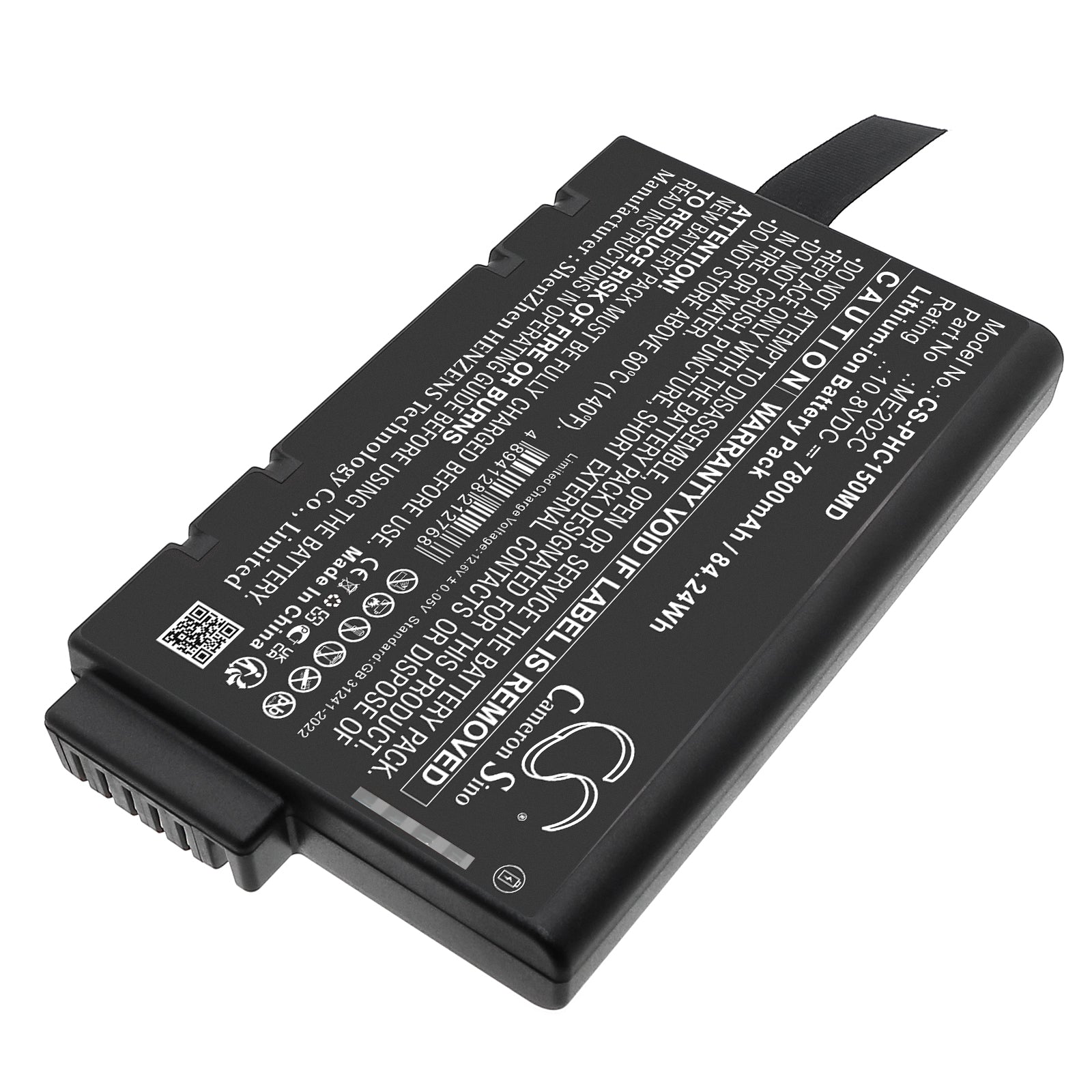 10.8V, Li-ion, 7800mAh, Battery fits Philips Effica CM100, Efficia CM120, 84.24Wh Medical Cameron Sino Technology Limited