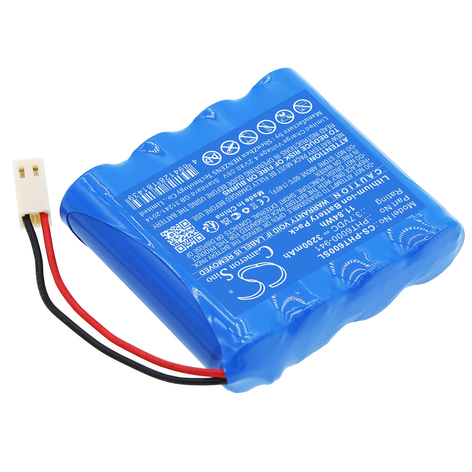 Li-ion, Equipment, Survey, Test Battery fits Phase Phase Ii, Pht6000, 3.7V, 3200mAh Equipment, Survey, Test Cameron Sino Technology Limited