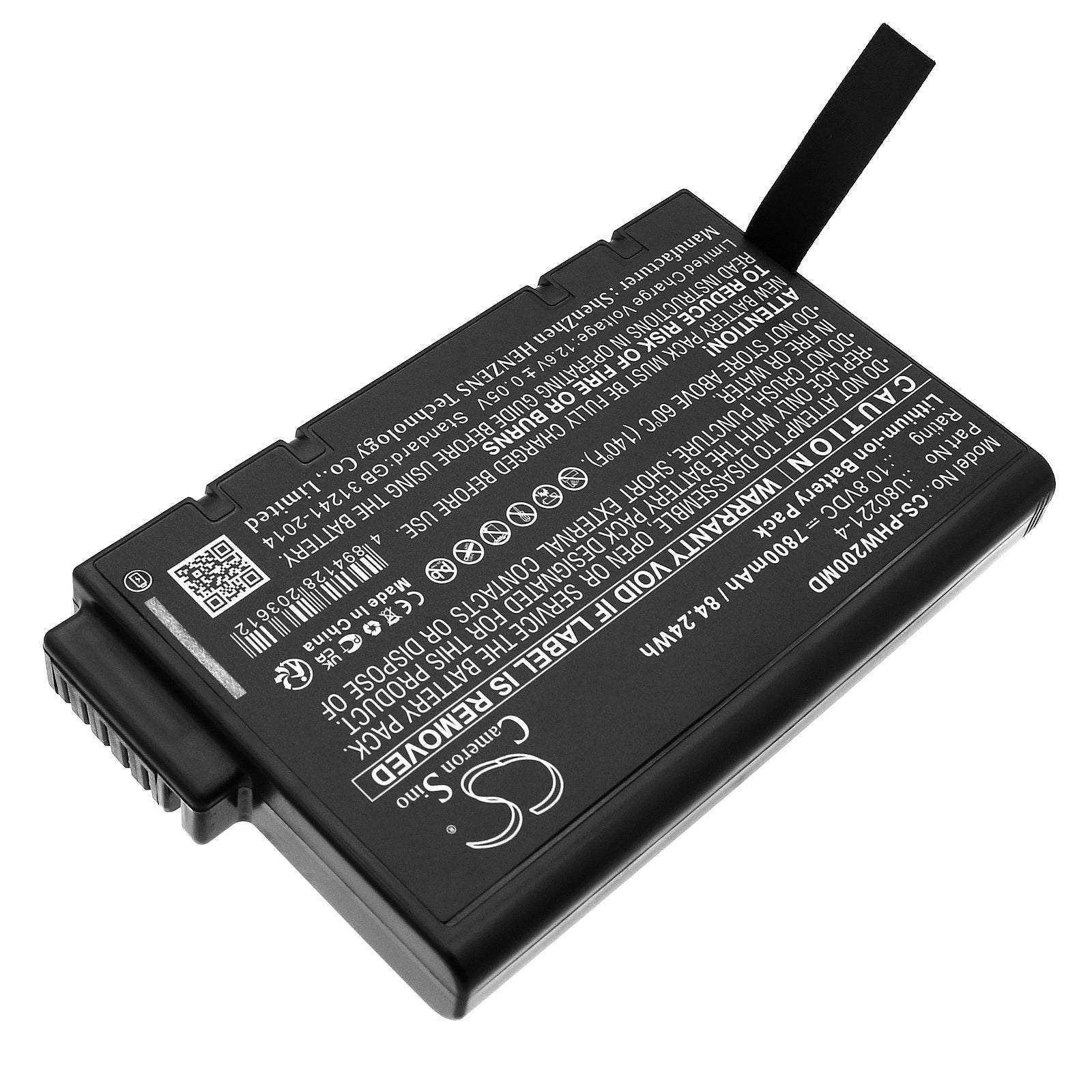 Li-ion, Medical Battery fits Philips 860306, 860310, 10.8V, 7800mAh Medical Cameron Sino Technology Limited