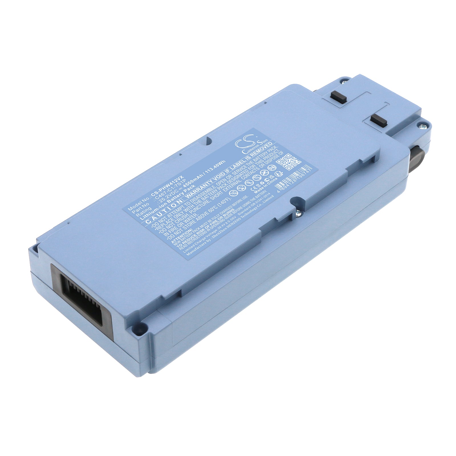Li-ion, Vacuum Battery fits Ideebo T70, T80, 25.2V, 4500mAh Vacuum Cameron Sino Technology Limited