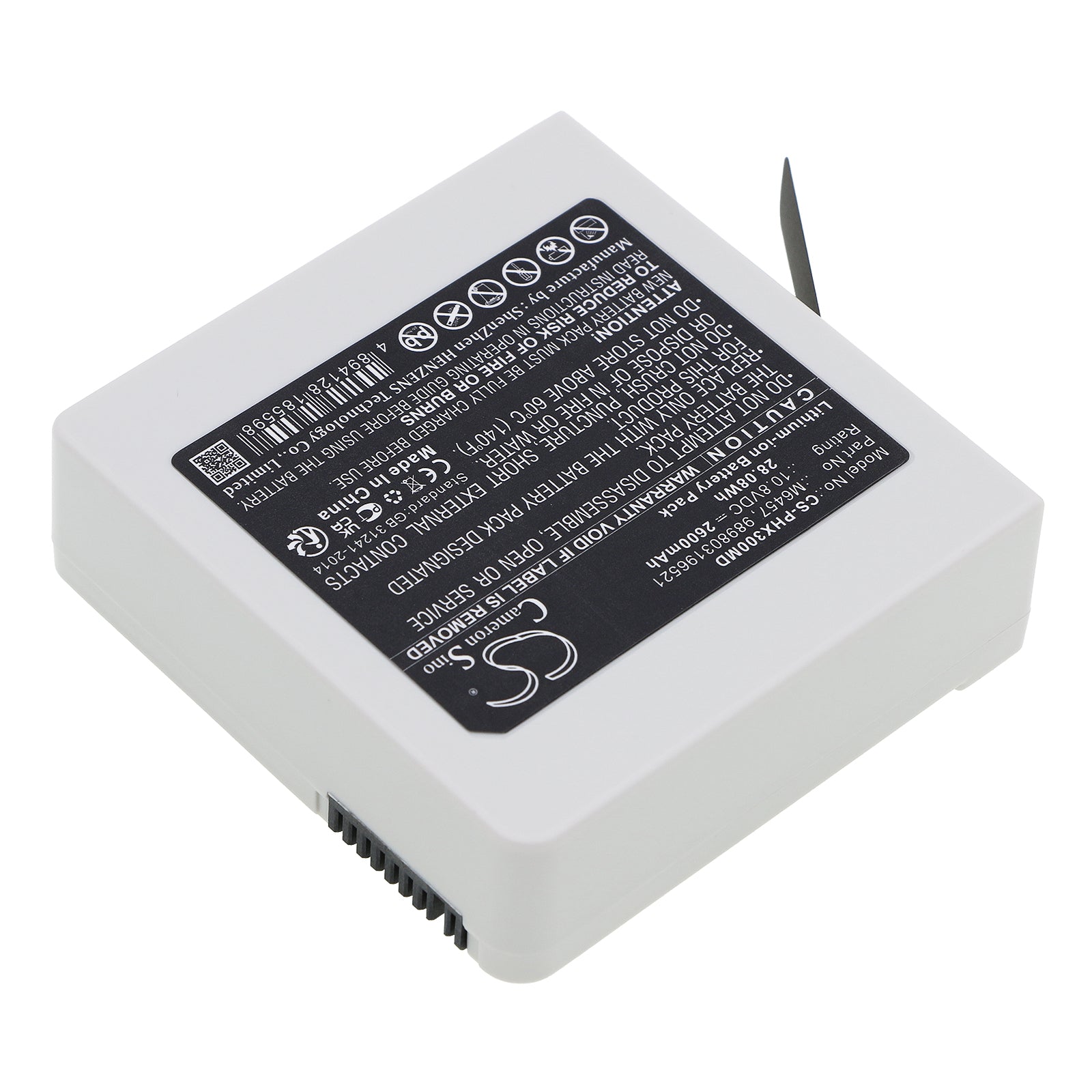 Li-ion, Medical Battery fits Philips 867030, 867033, 10.8V, 2600mAh Medical Cameron Sino Technology Limited