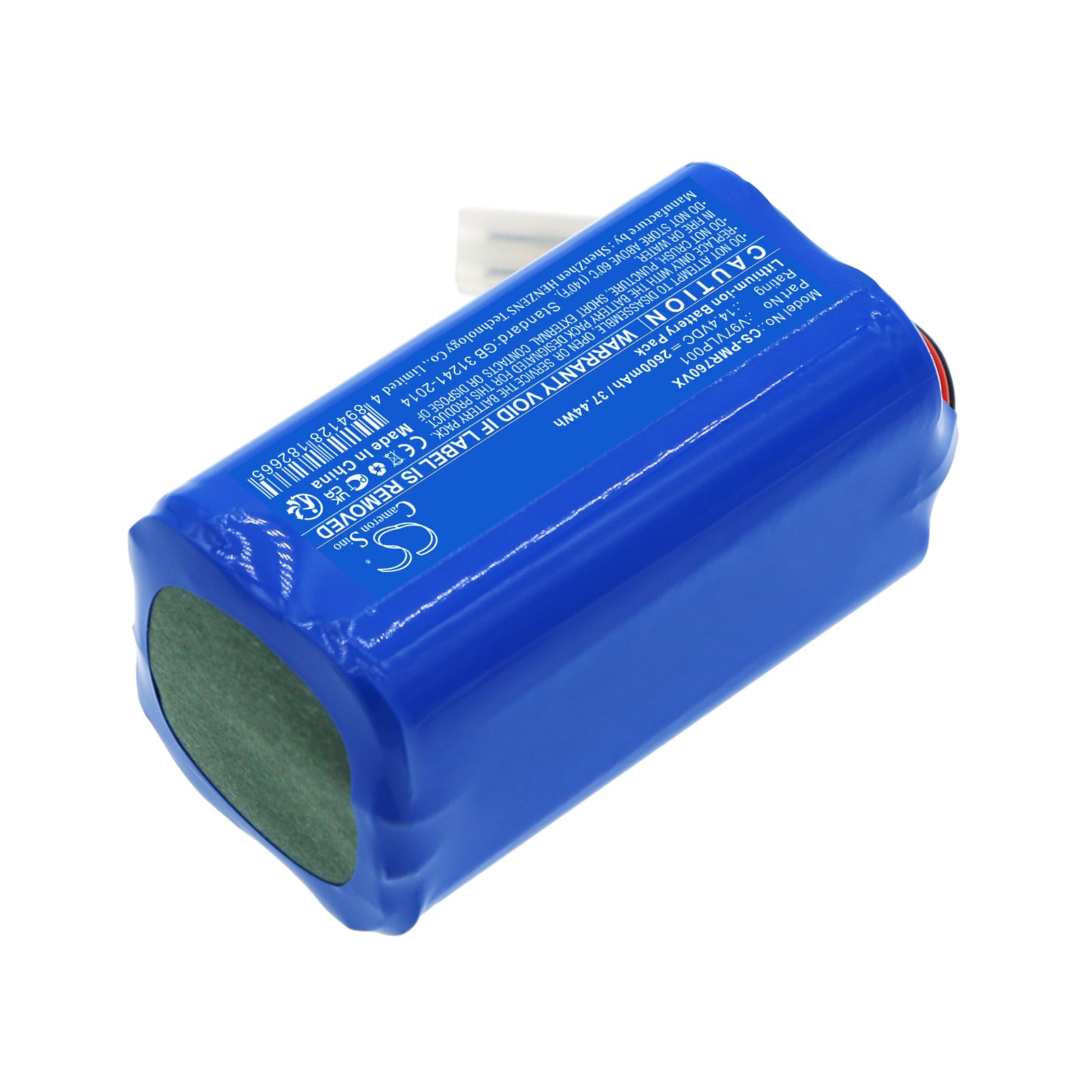 Li-ion, Vacuum Battery fits Robojet X-force, Panasonic Mc-8r76c, 14.4V, 2600mAh Vacuum Cameron Sino Technology Limited