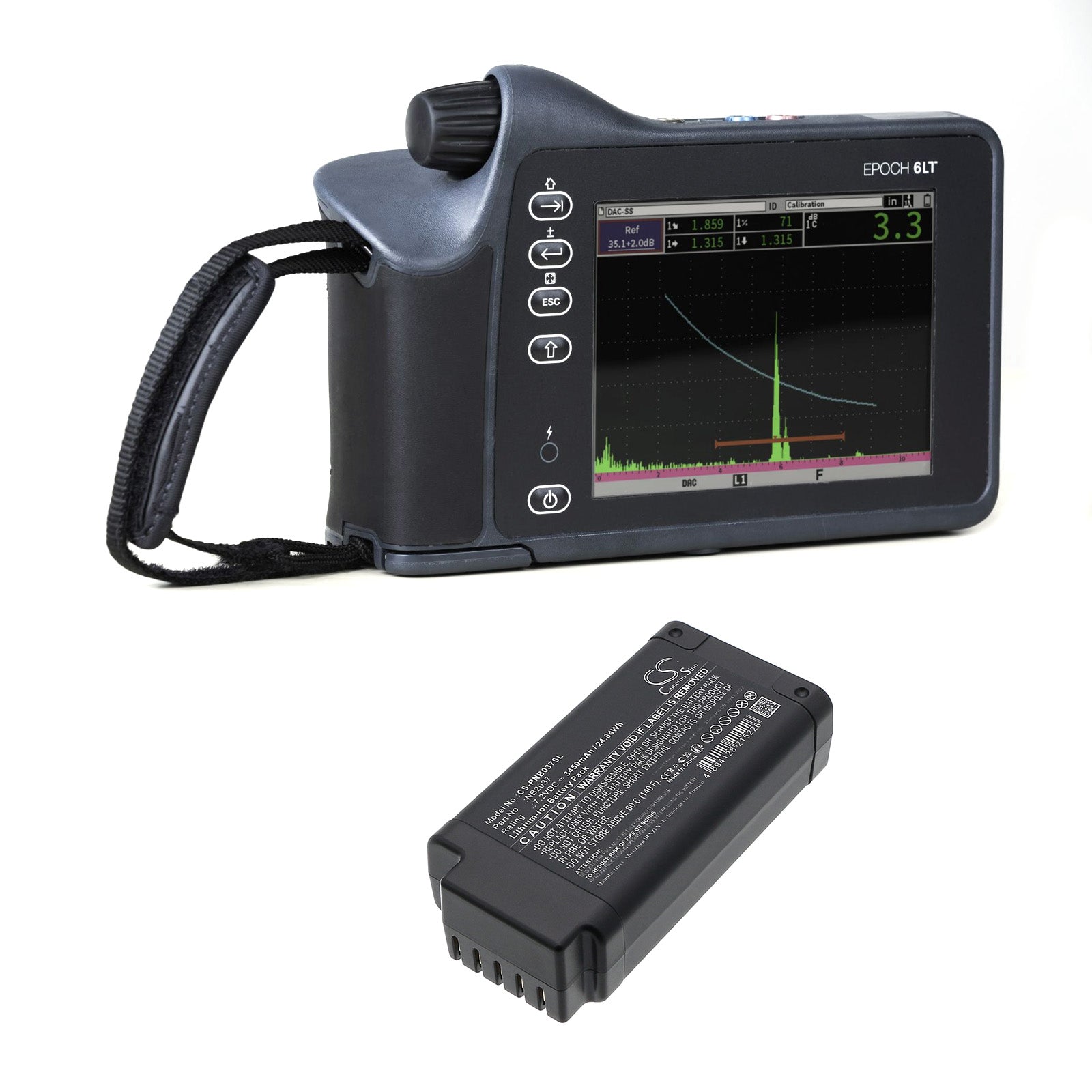 7.2V, Li-ion, 3450mAh, Battery fits Olympus EPOCH 6LS, EPOCH 6LT, 24.84Wh Equipment, Survey, Test Cameron Sino Technology Limited