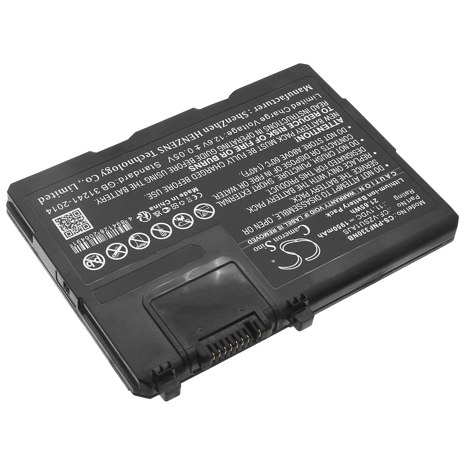 Li-ion, Notebook, Laptop Battery fits Panasonic Toughbook Cf-33, Toughbook Cf-33aehfatg, 11.1V, 1950mAh Notebook, Laptop Cameron Sino Technology Limited