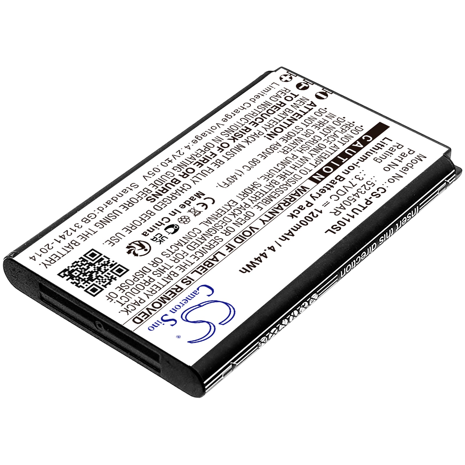 Li-ion, Mobile, SmartPhone Battery fits Panasonic Kx-tf200, Kx-tu110, 3.7V, 1200mAh Mobile, SmartPhone Cameron Sino Technology Limited