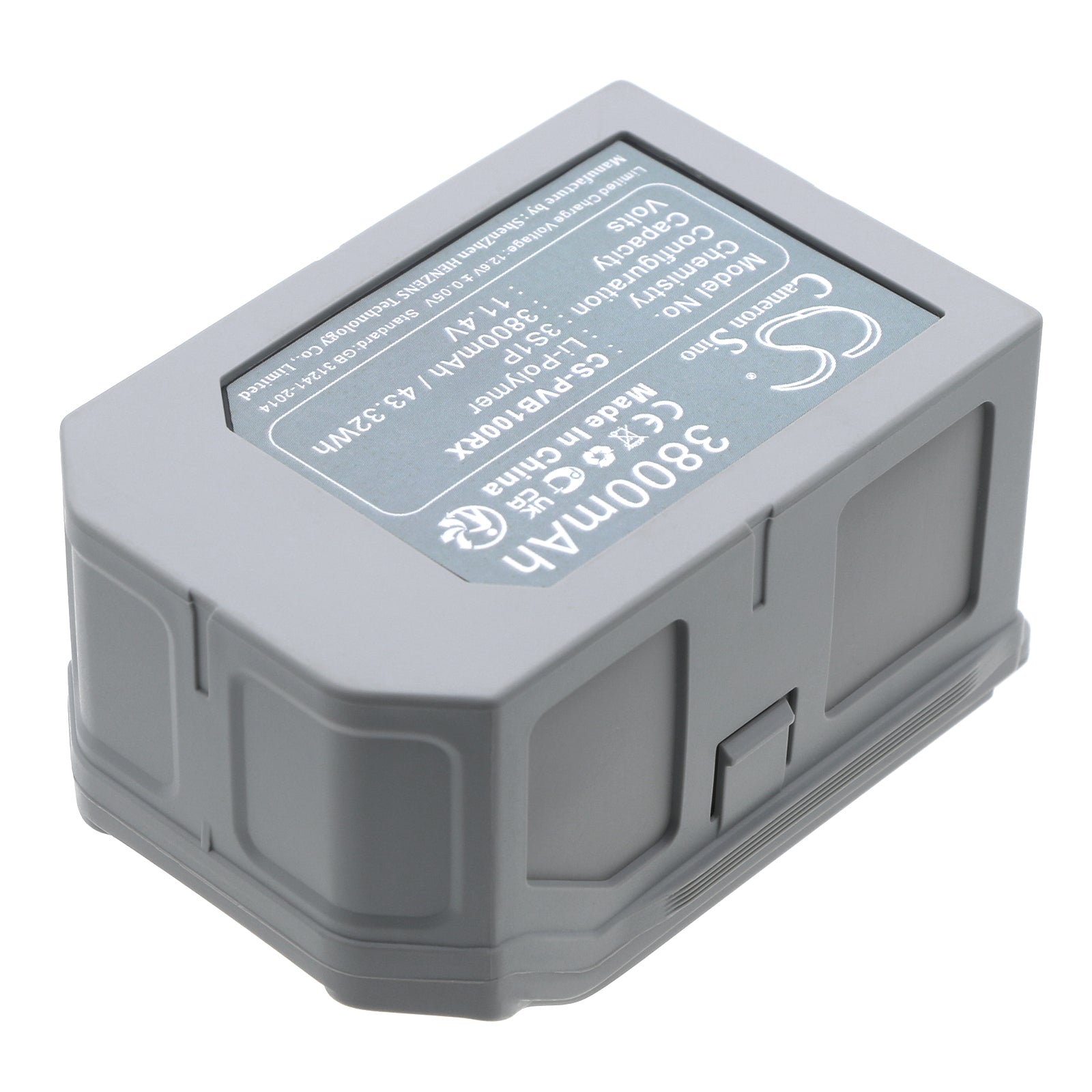 Li-Polymer, Drones Battery fits Powervision Poweregg X, 11.4V, 3800mAh Drones Cameron Sino Technology Limited
