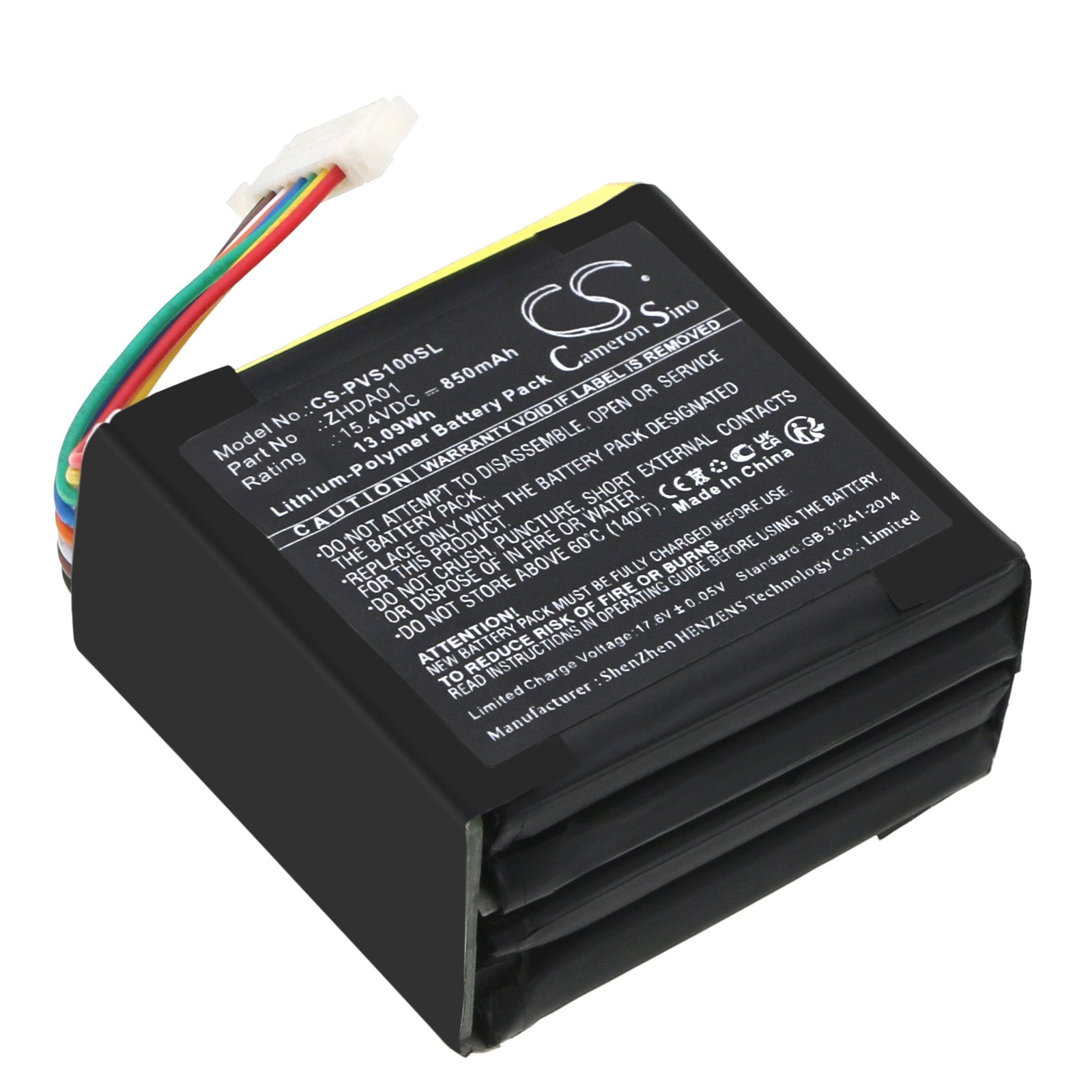 Li-Polymer, Gimbals Battery fits Powervision Pvs10, S1, 15.4V, 850mAh Gimbals Cameron Sino Technology Limited