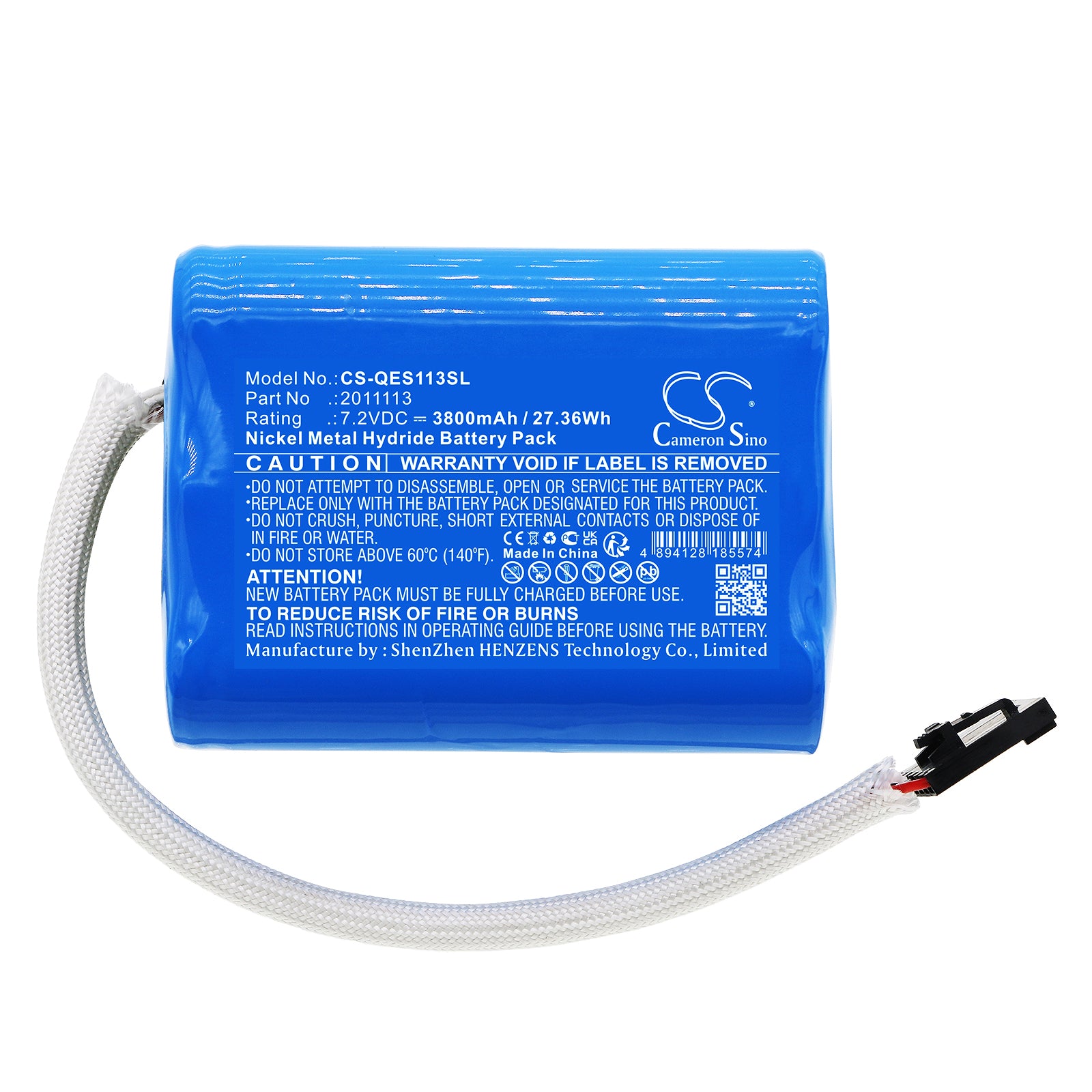 Ni-MH, Equipment, Survey, Test Battery fits Qed Environmental Systems, 7.2V, 3800mAh Equipment, Survey, Test Cameron Sino Technology Limited