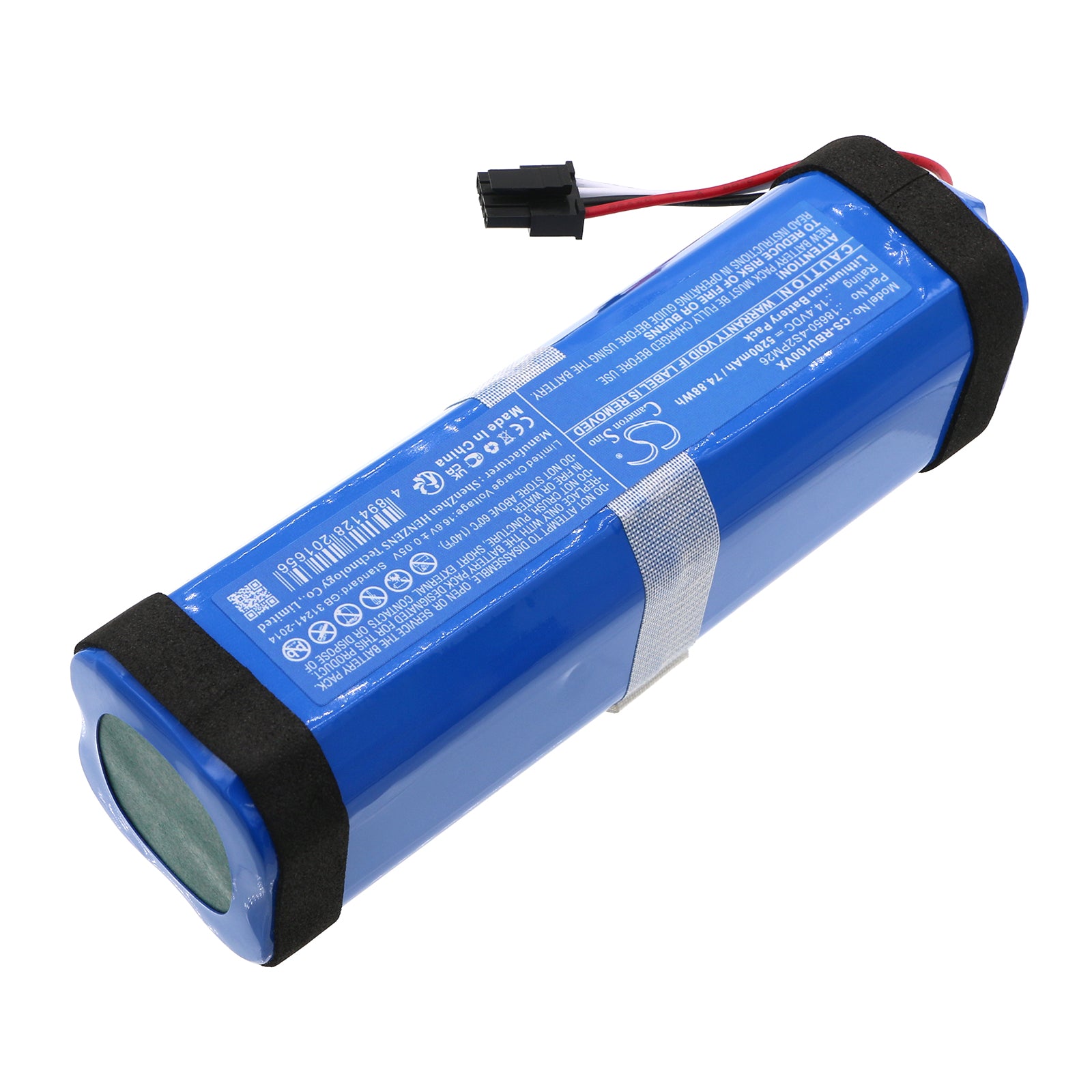 Li-ion, Vacuum Battery fits Robzone Duoro Ultimate Profi, Duoro Ultimate-p, 14.4V, 5200mAh Vacuum Cameron Sino Technology Limited