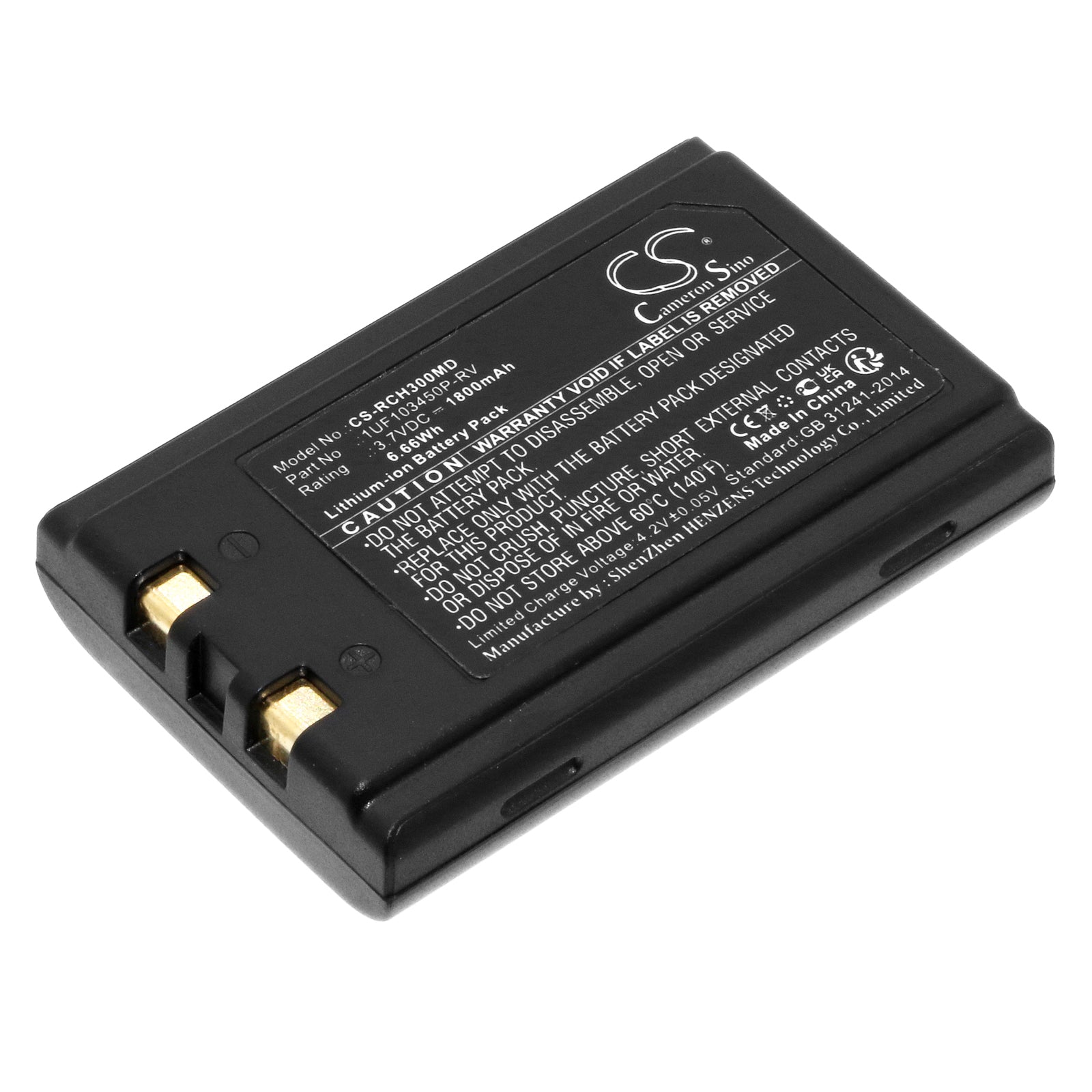 Li-ion, Medical Battery fits Roche Accu-chek-inform Blood Glucose, 3.7V, 1800mAh Medical Cameron Sino Technology Limited