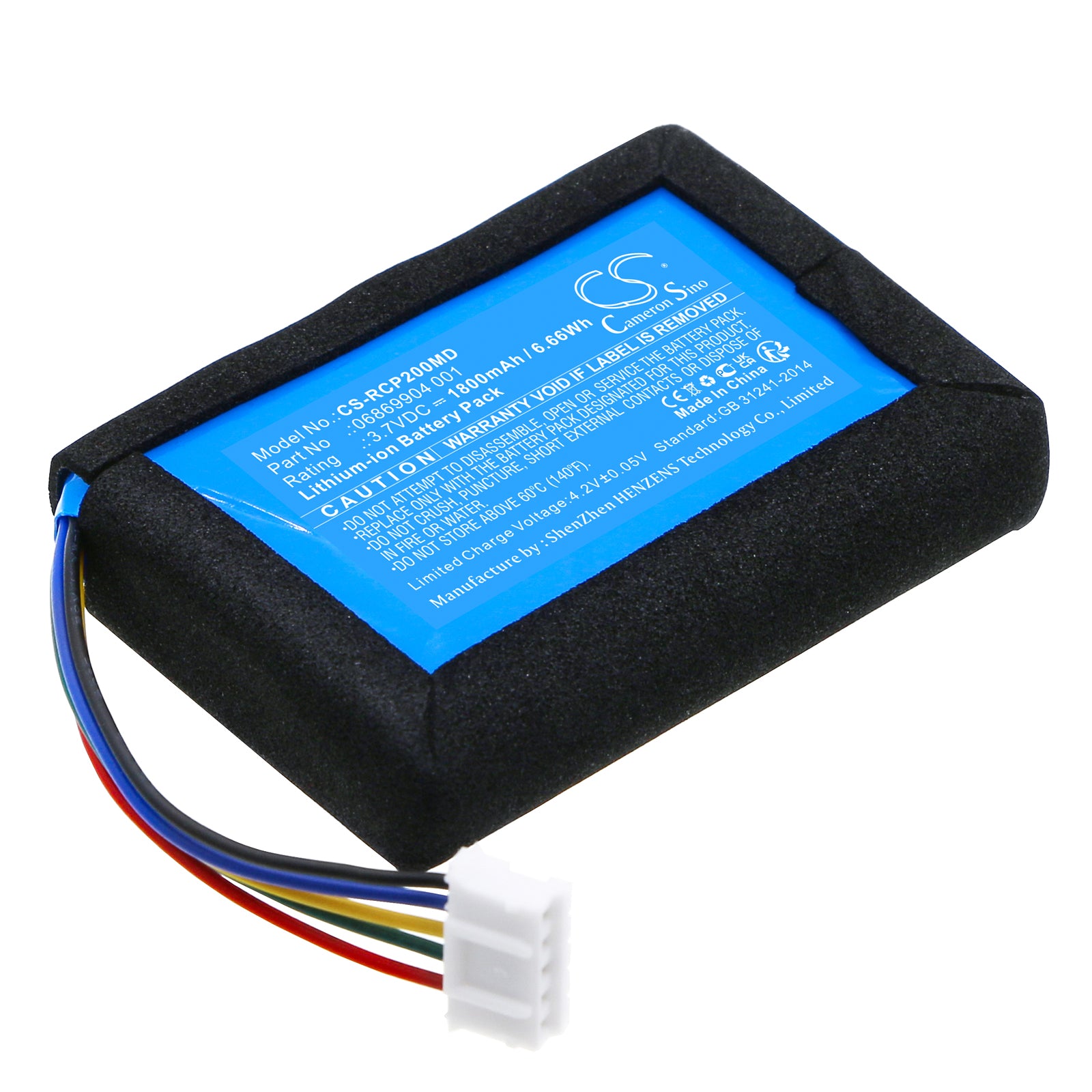 Li-ion, Medical Battery fits Roche Coaguchek Pro 2, Coaguchek Pro Ii, 3.7V, 1800mAh Medical Cameron Sino Technology Limited