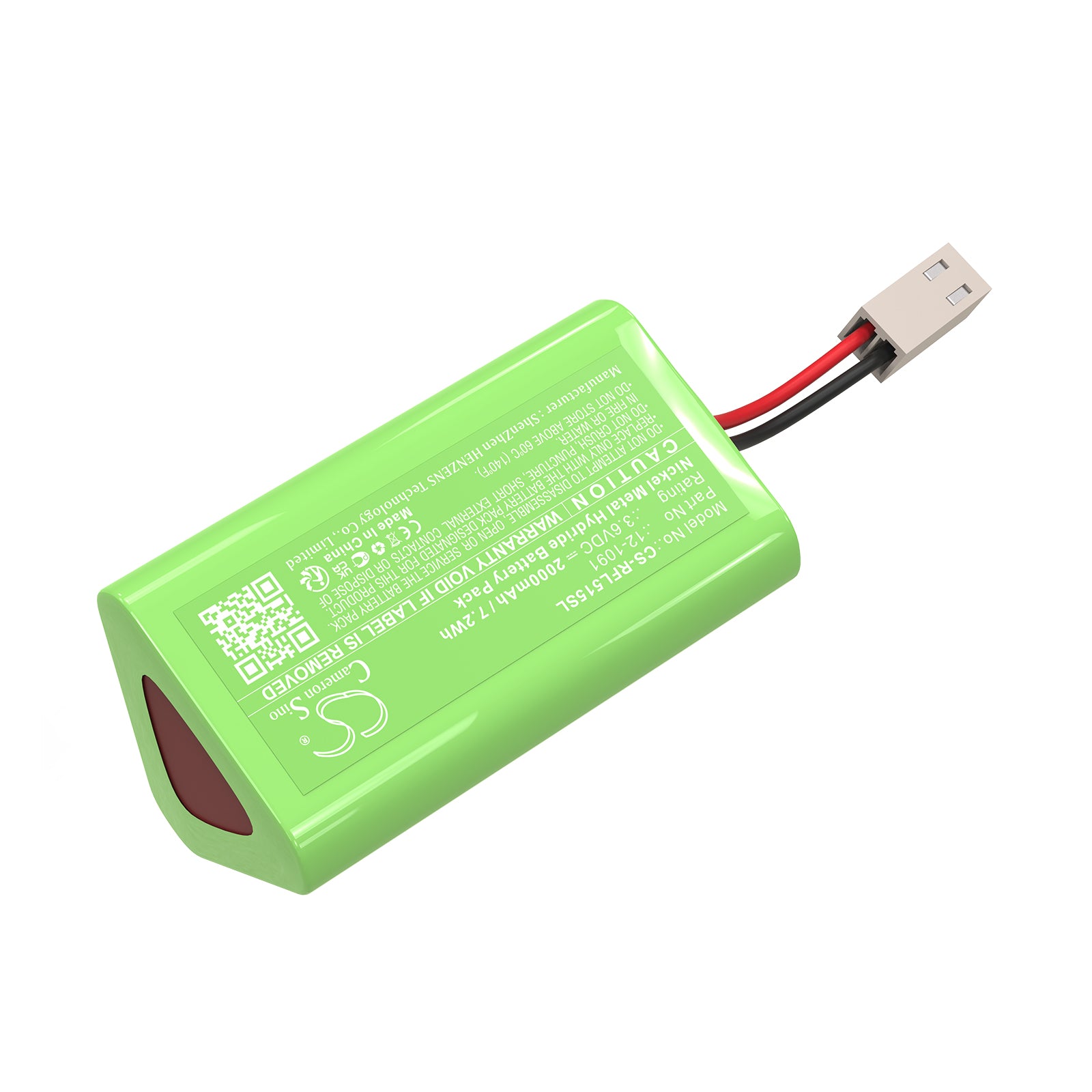 3.6V, Ni-MH, 2000mAh, Battery fits Geo-Fennel Rotationslaser EL 515, 7.2Wh Equipment, Survey, Test Cameron Sino Technology Limited
