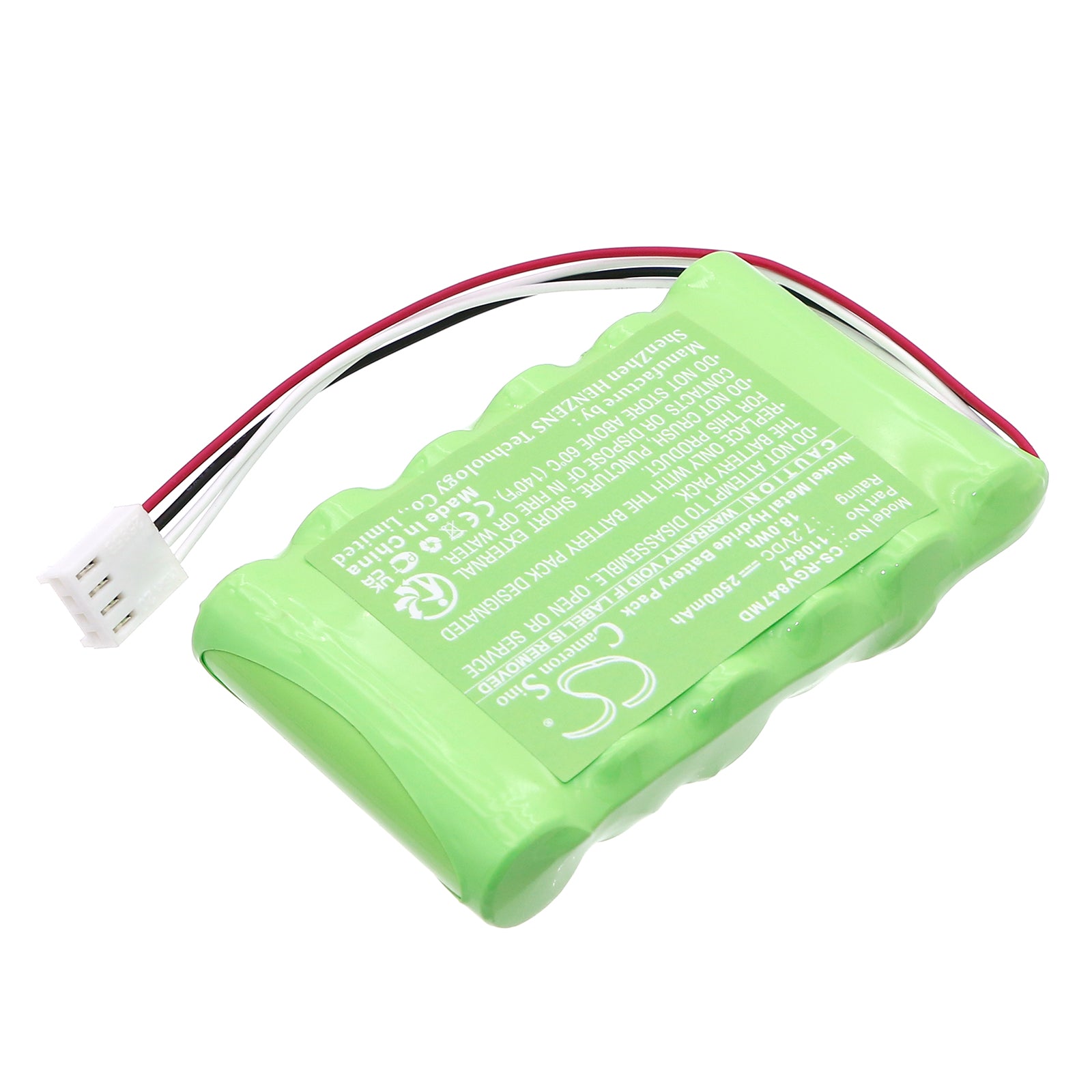 7.2V, Ni-MH, 2500mAh, Battery fits Rigel Uni-Sim Vital Signs Simulator, 18Wh Medical Cameron Sino Technology Limited