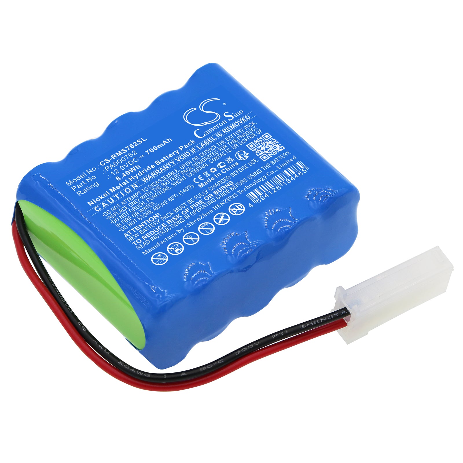 Ni-MH, Smart Home Battery fits Roma Rollladen 4511670, Rollladen Shutter 4511670, 12.0V, 700mAh Smart Home Cameron Sino Technology Limited