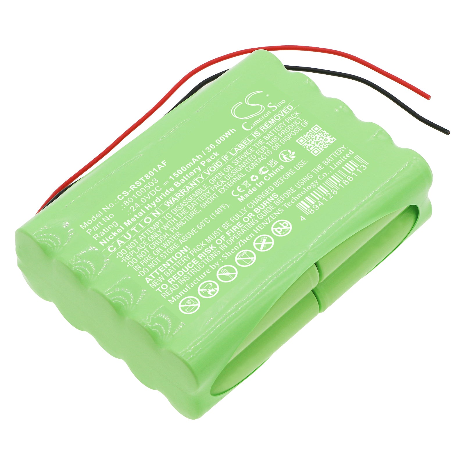 Ni-MH, Automatic Doors Battery fits Record 80100503, 24.0V, 1500mAh Automatic Doors Cameron Sino Technology Limited
