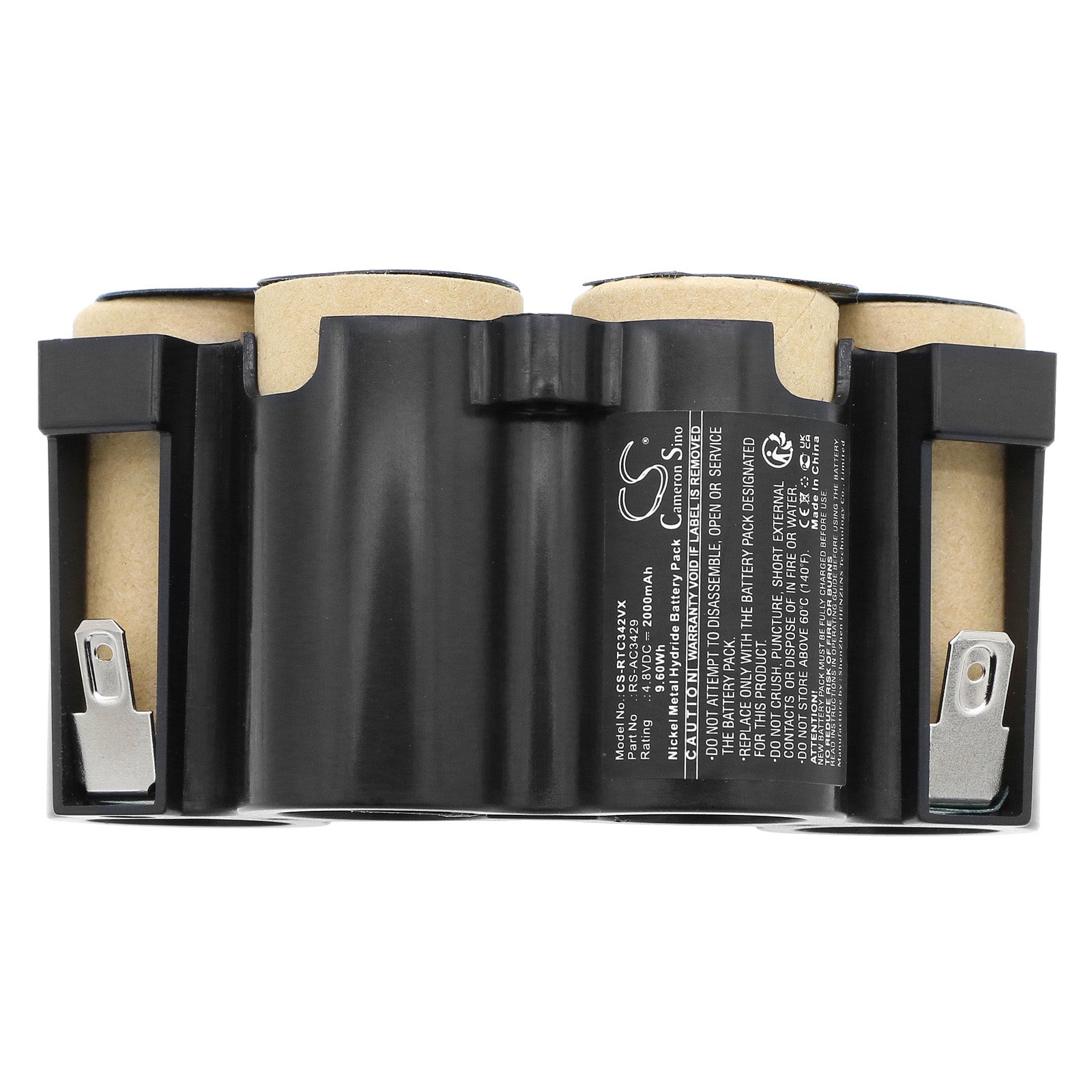 Ni-MH, Vacuum Battery fits Tefal Tx4469wa/2d0, Moulinex Mx422901, 4.8V, 2000mAh Vacuum Cameron Sino Technology Limited