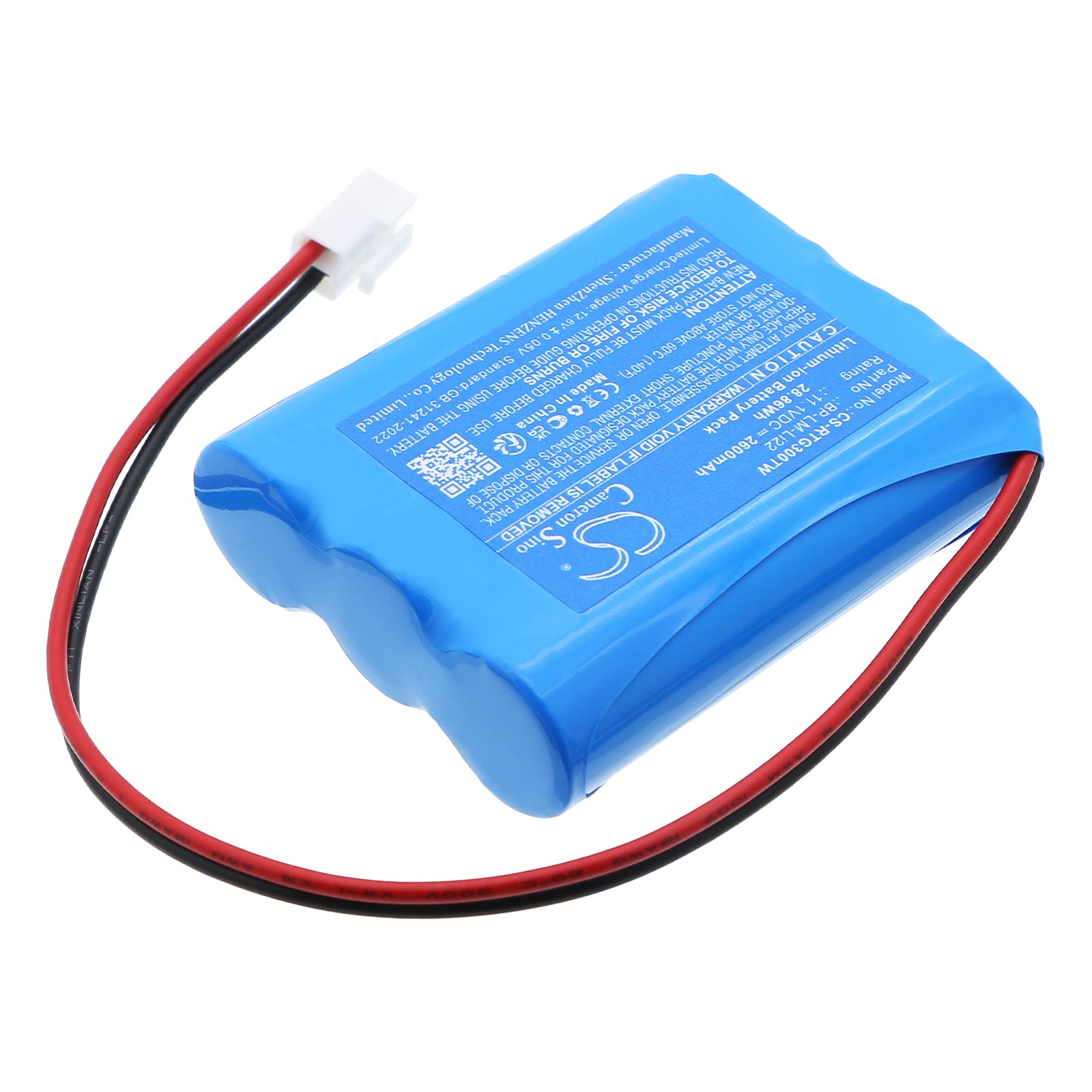 11.1V, Li-ion, 2600mAh, Battery fits Ritron Generation 3 LoudMouth Receivers, 28.86Wh Two-Way Radio Cameron Sino Technology Limited