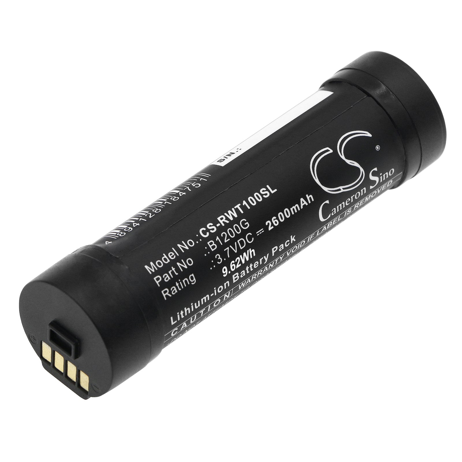 Li-ion, VR Battery fits Realwear B1200g, Commwear Hmt-1, 3.7V, 2600mAh VR Cameron Sino Technology Limited